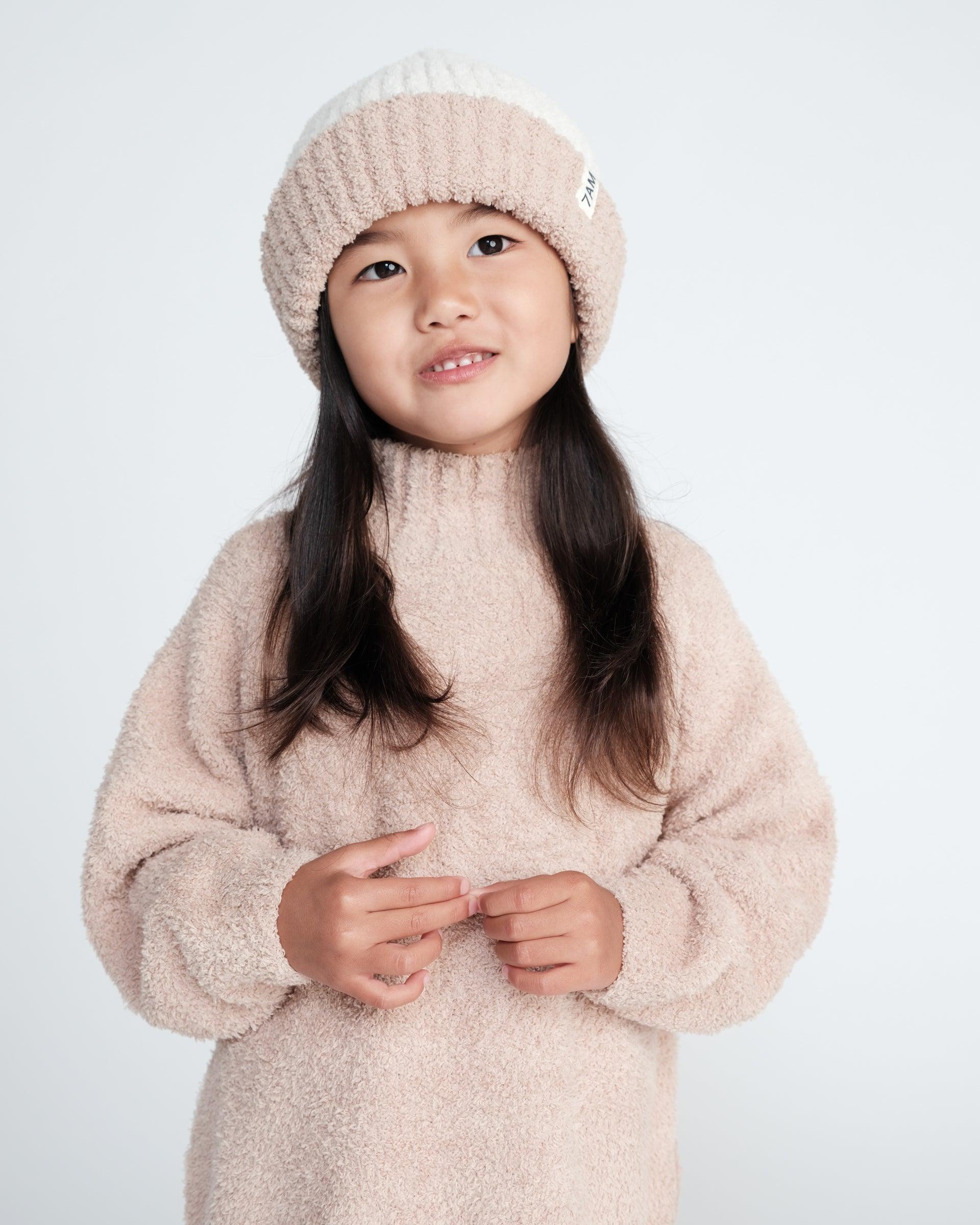 2-Tone Ribbed Beanie - Fuzzy - Image 12