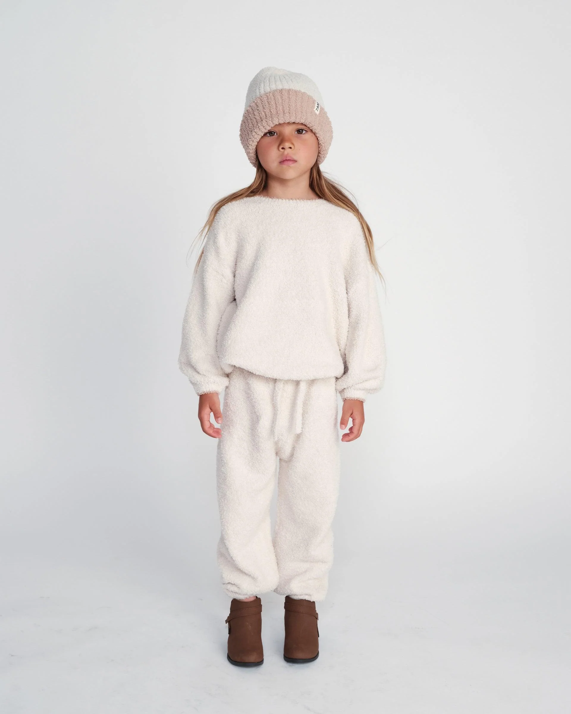 2-Tone Ribbed Beanie - Fuzzy - Image 13