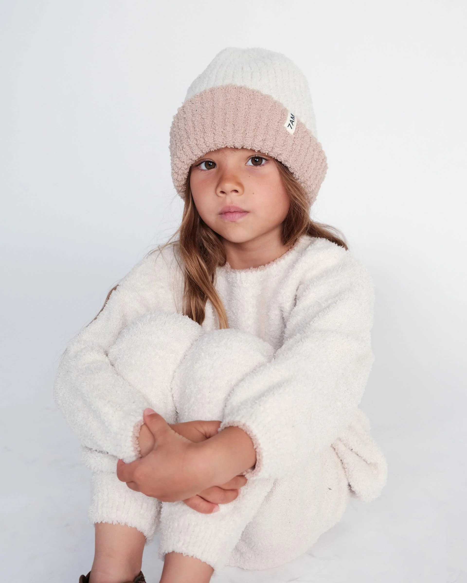 2-Tone Ribbed Beanie - Fuzzy - Image 14