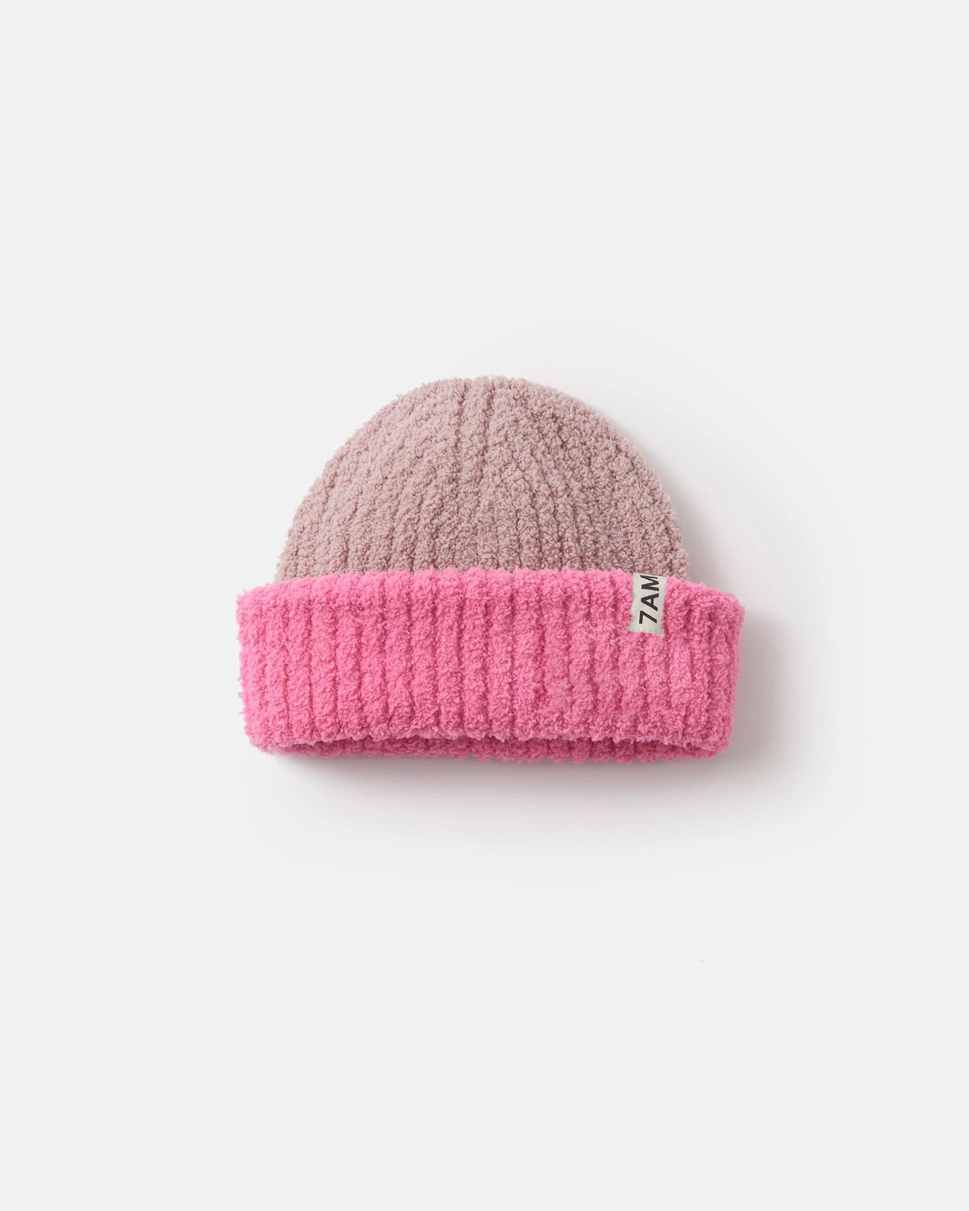 2-Tone Ribbed Beanie - Fuzzy - Image 15