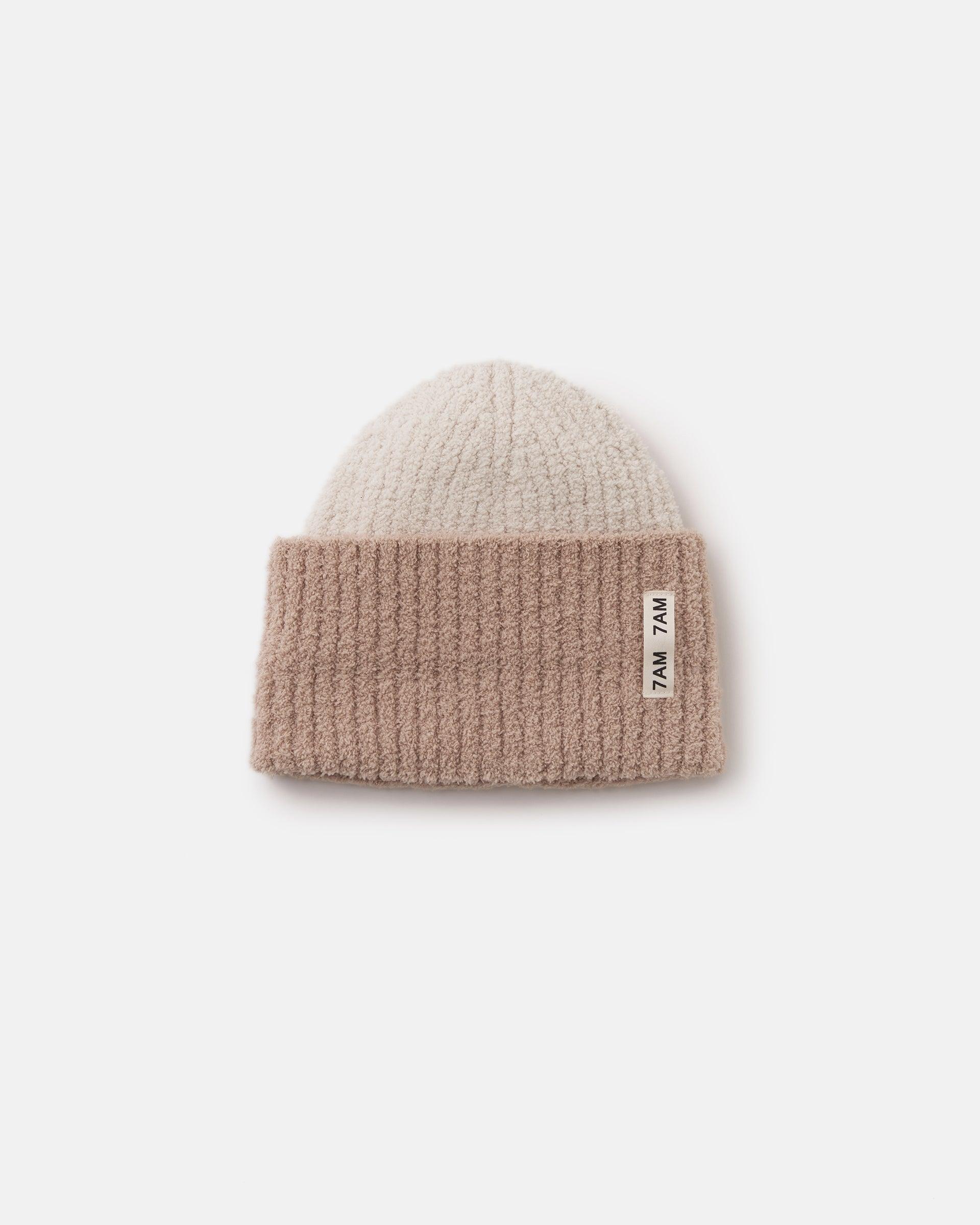 2-Tone Ribbed Beanie - Fuzzy - Image 3
