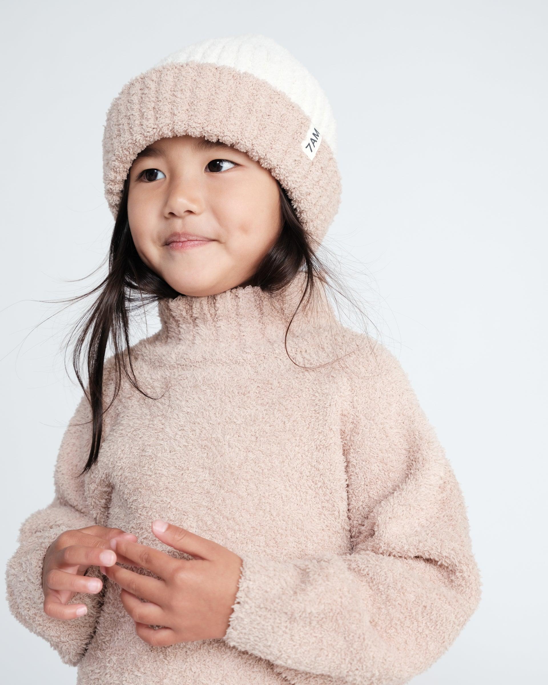 2-Tone Ribbed Beanie - Fuzzy - Image 7