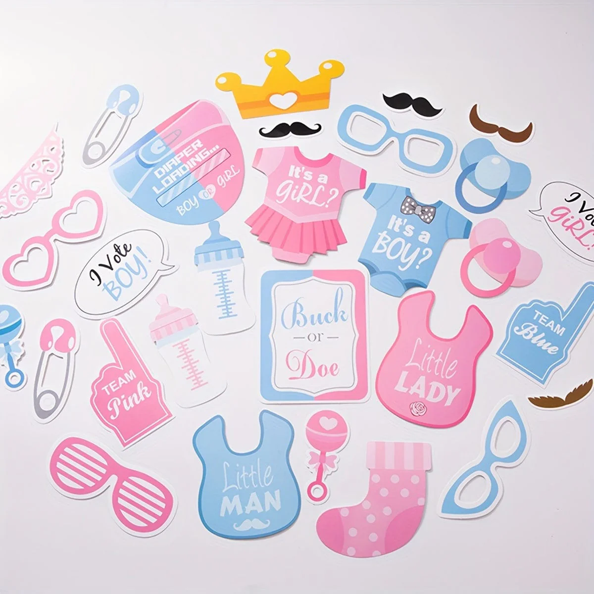 Gender Reveal Party Photography Props - Image 4