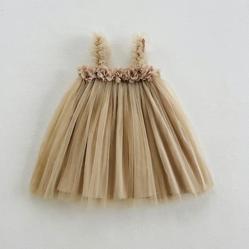 3D Flower Mesh Dress - Image 13