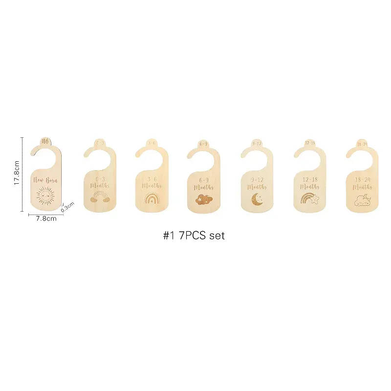 7Pcs Acrylic Closet Dividers - Image 8