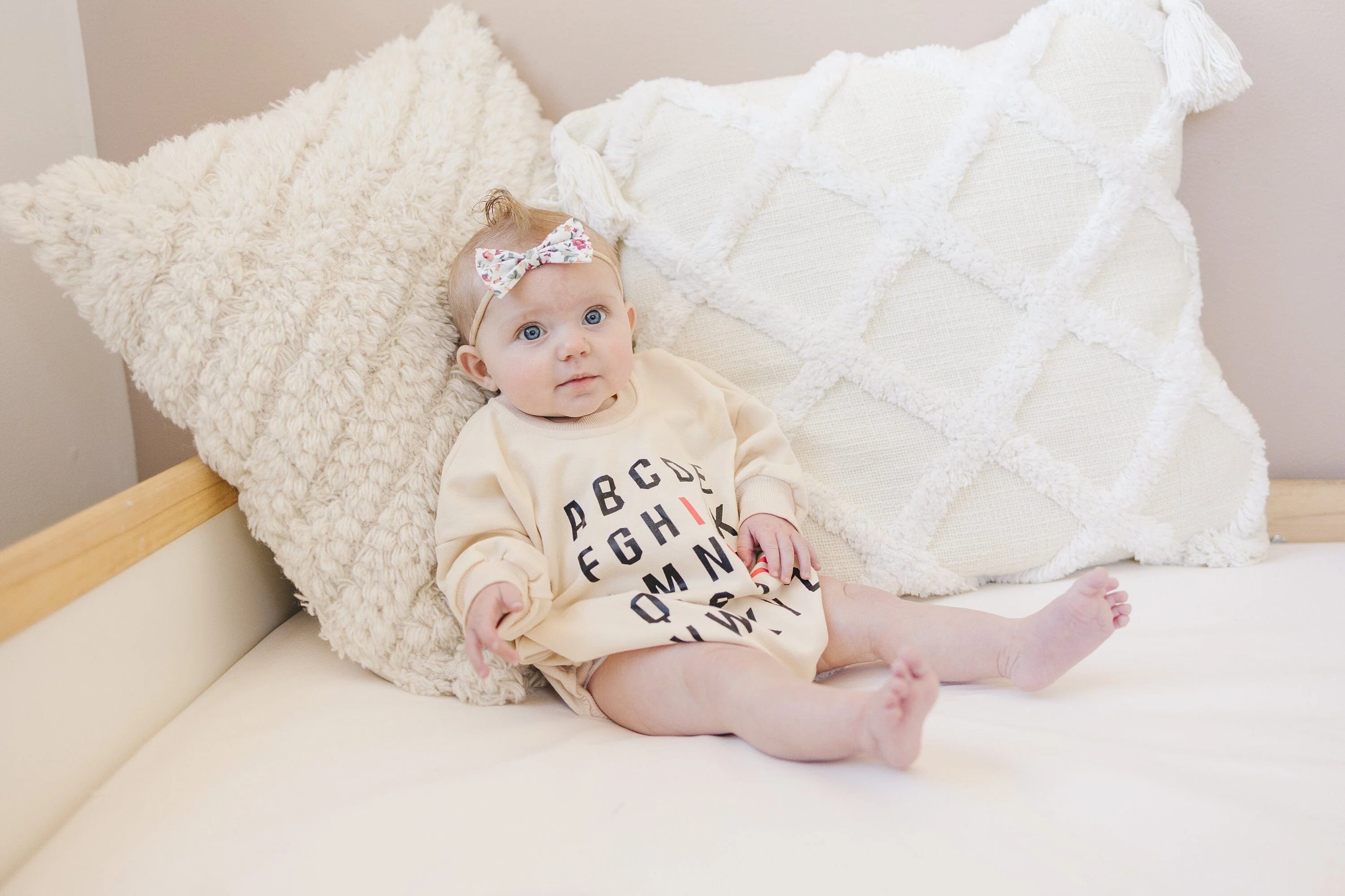 ABC I Love You Sweatshirt Romper - Image 3