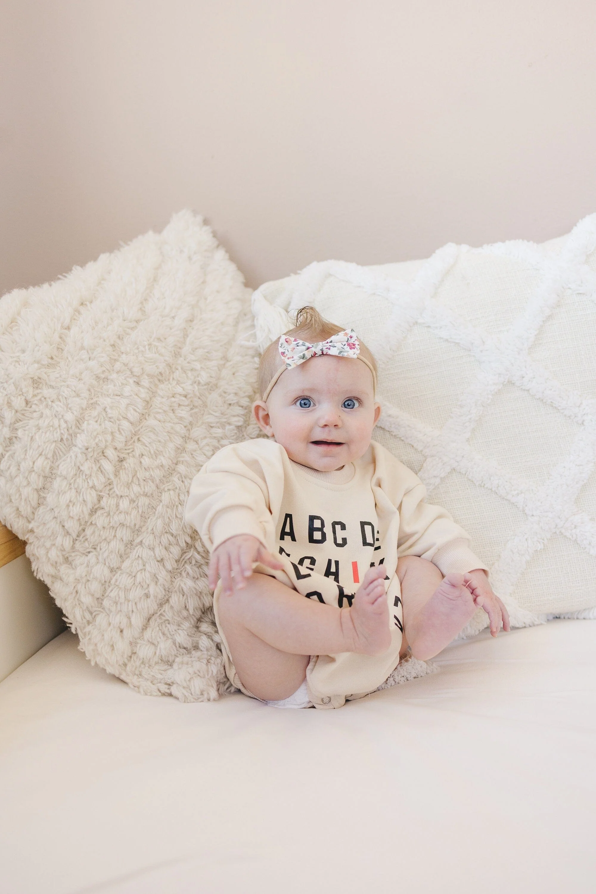 ABC I Love You Sweatshirt Romper - Image 7