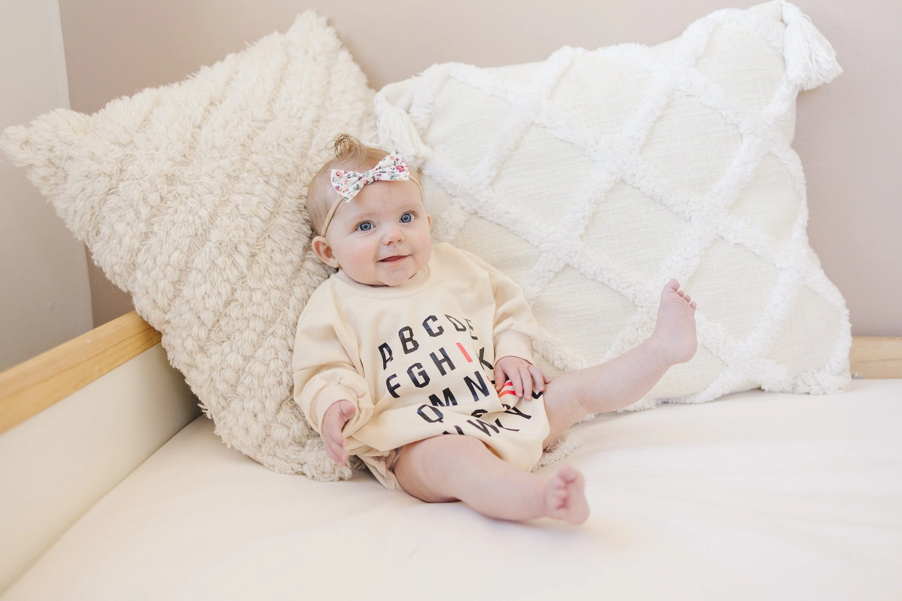 ABC I Love You Sweatshirt Romper - Image 8