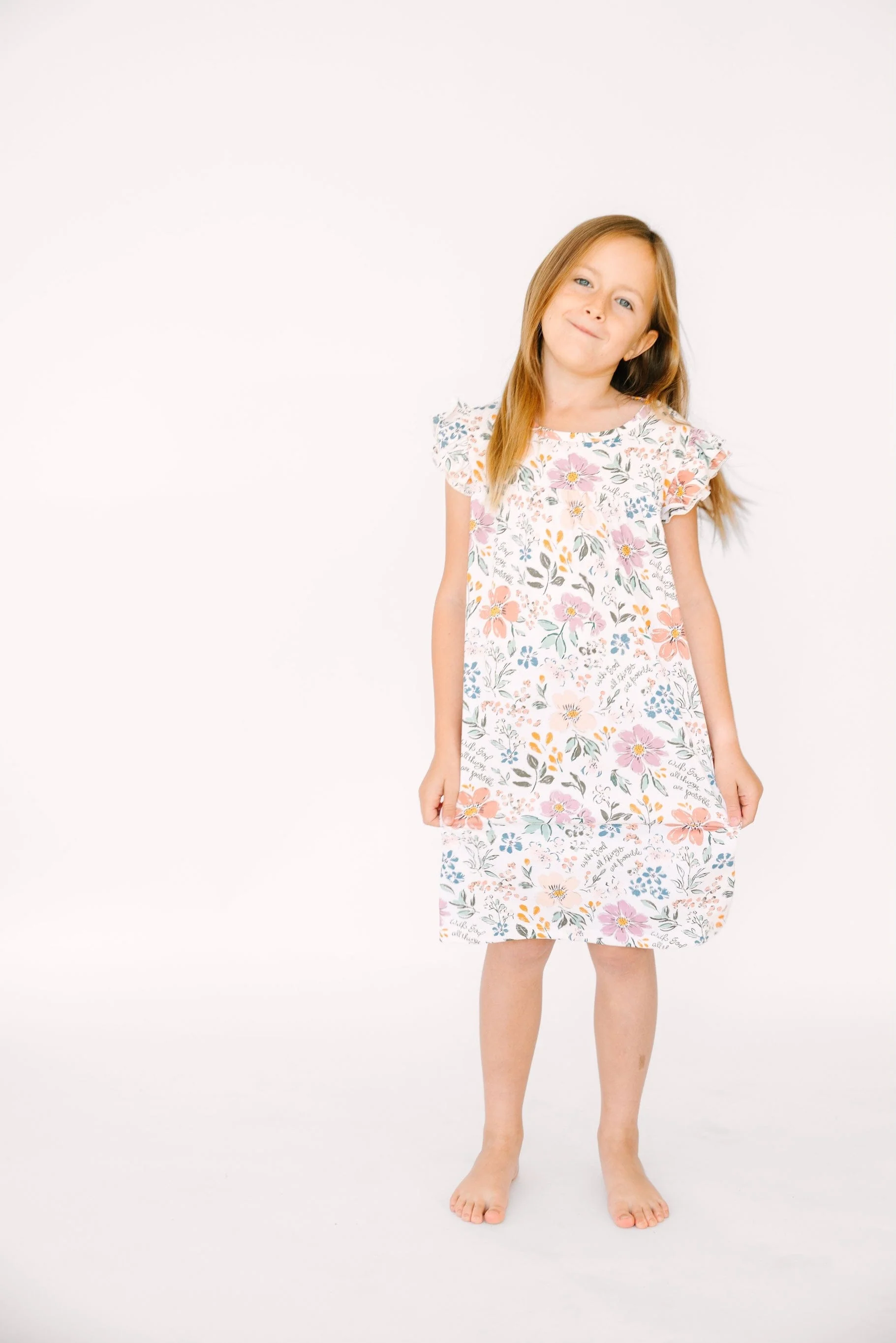 All Things Are Possible Polyester PJ Girls Nightgown - Image 4