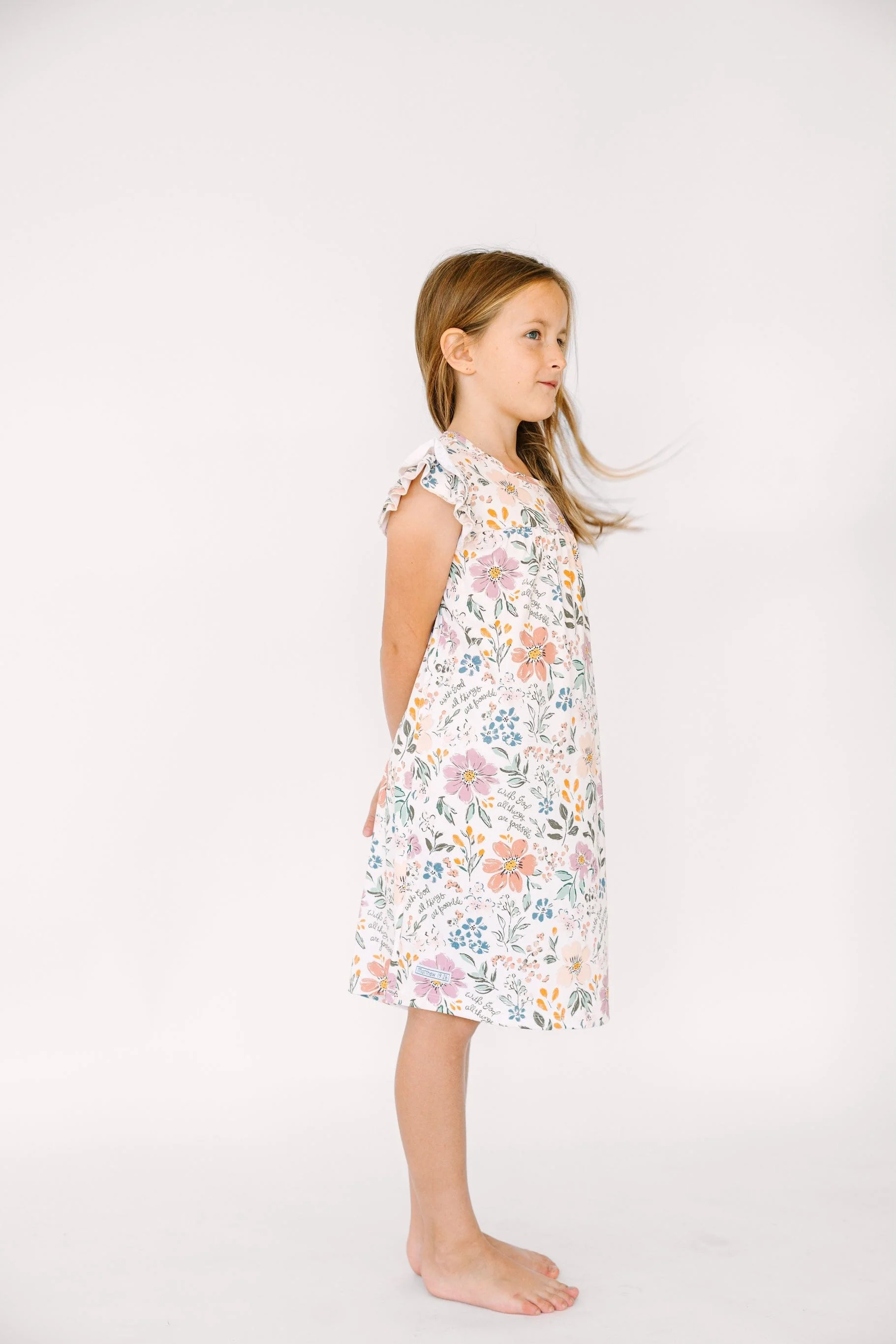 All Things Are Possible Polyester PJ Girls Nightgown - Image 5