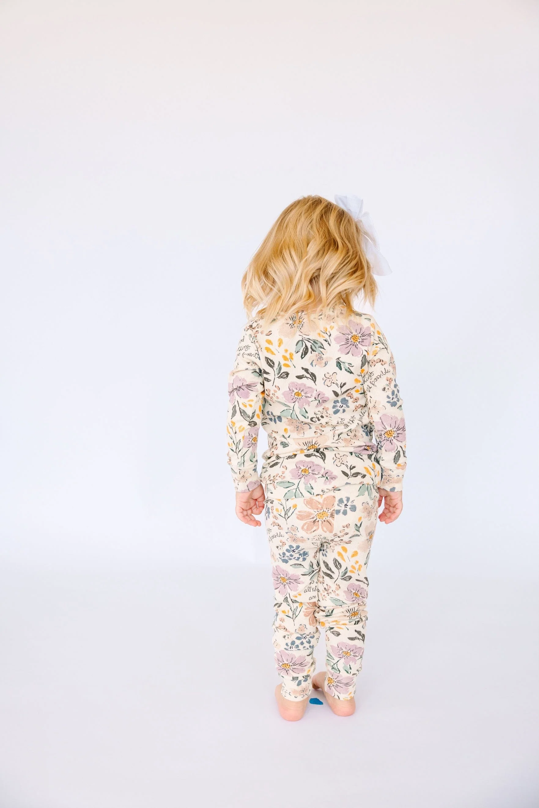All Things Are Possible Ribbed Cotton-Bamboo Blend PJ Long Sleeve Set - Image 7