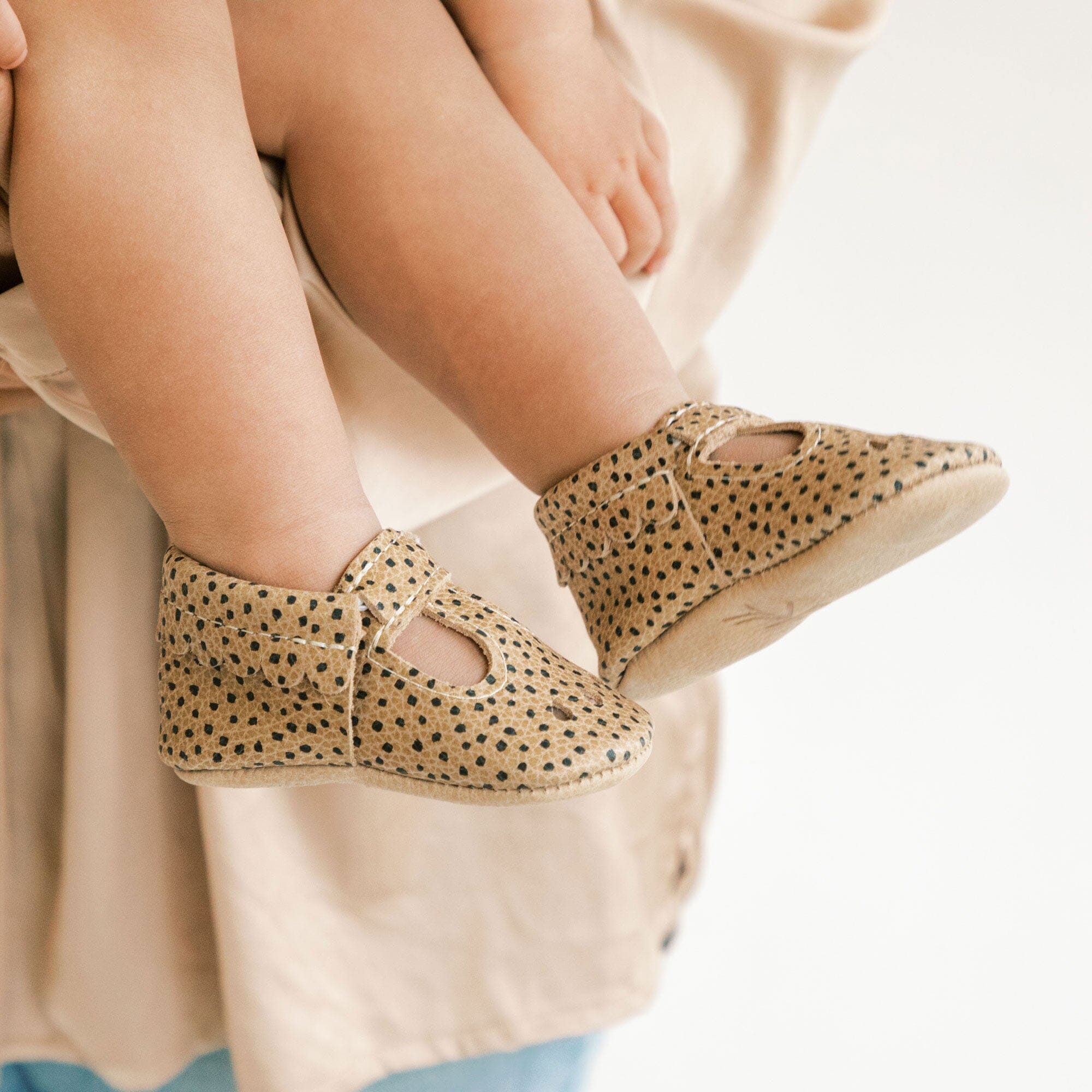 Almond Speckles Mary Jane Baby Shoe - Image 5