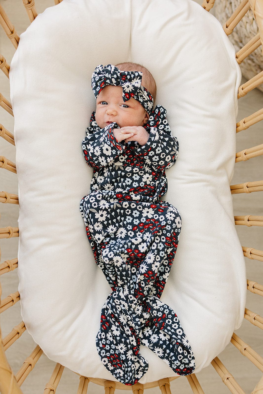 Americana Floral Bamboo Knot Gown - Image 2