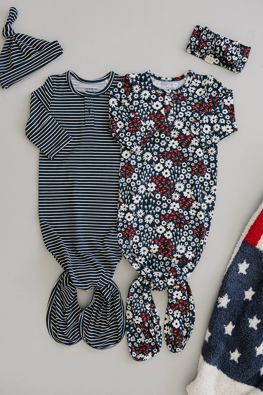 Americana Floral Bamboo Knot Gown - Image 3