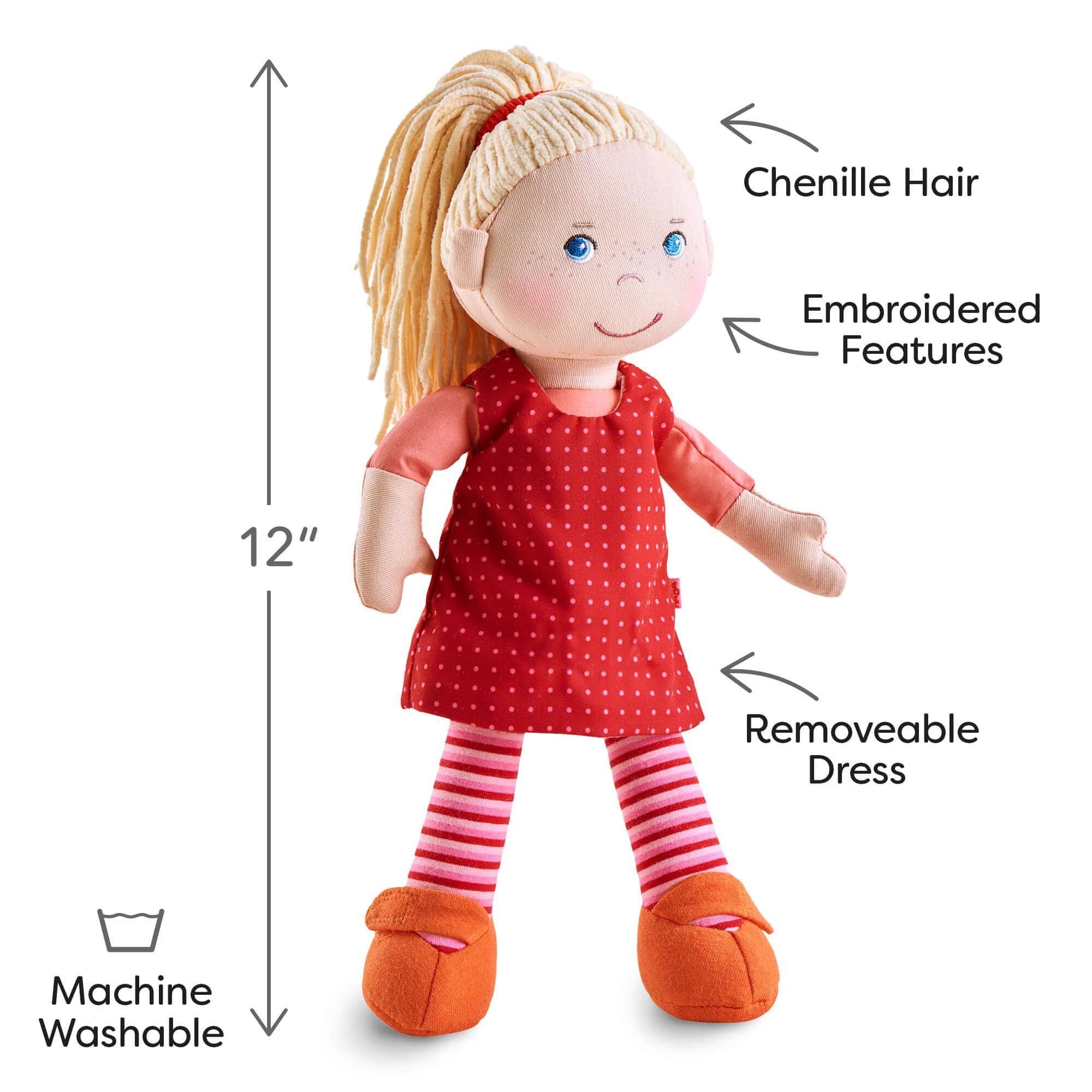 Annelie - 12" Soft Doll - Image 6