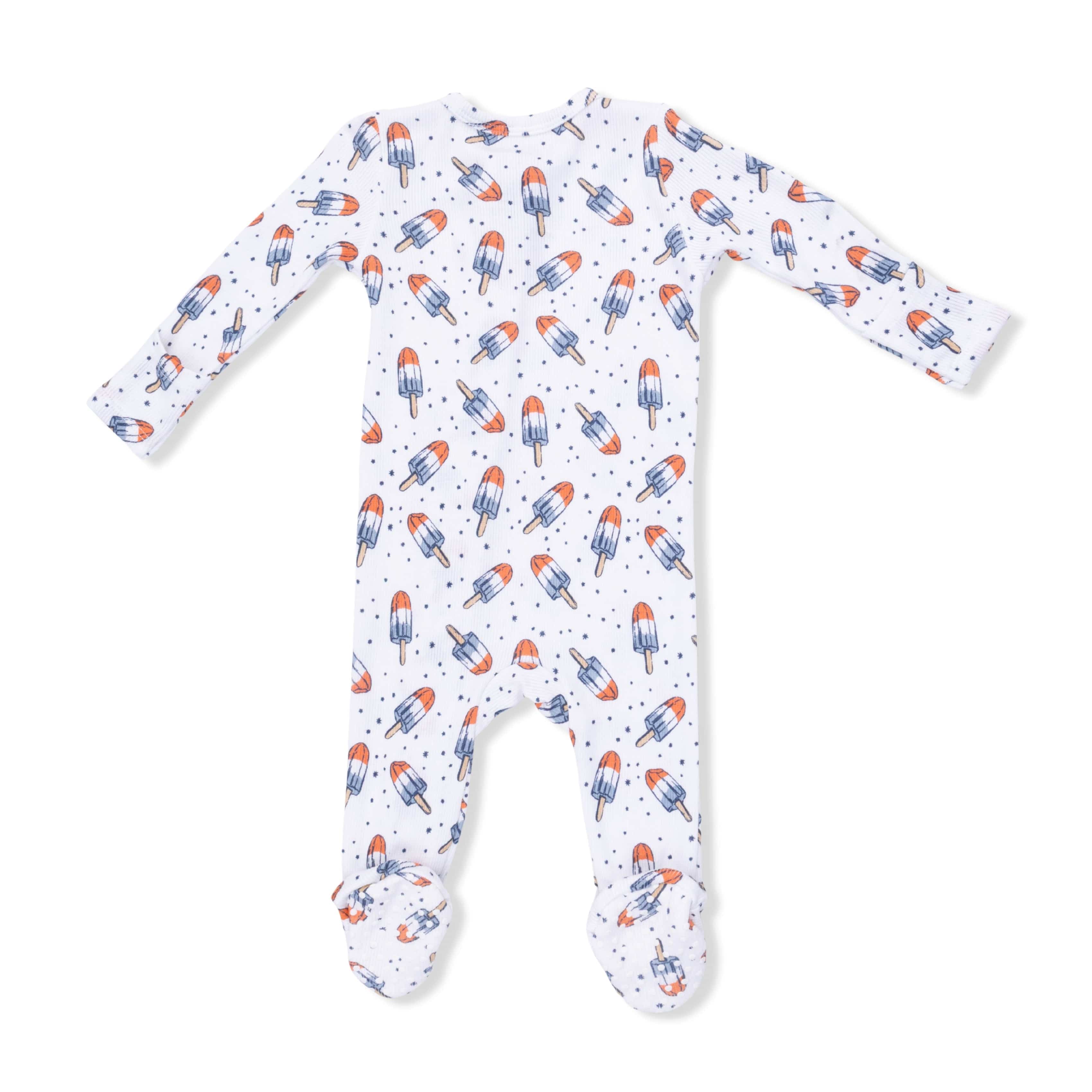 Footie with 2-Way Zipper - Astro Pop - Image 3