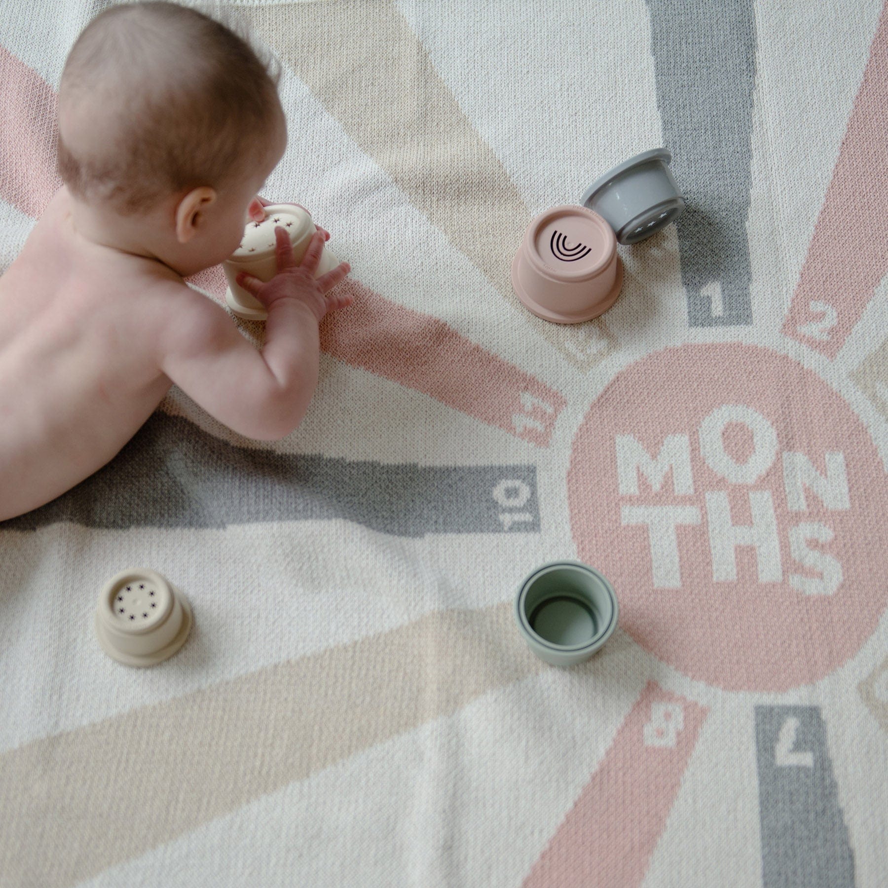 Baby Milestone Personalized Blanket - Image 2
