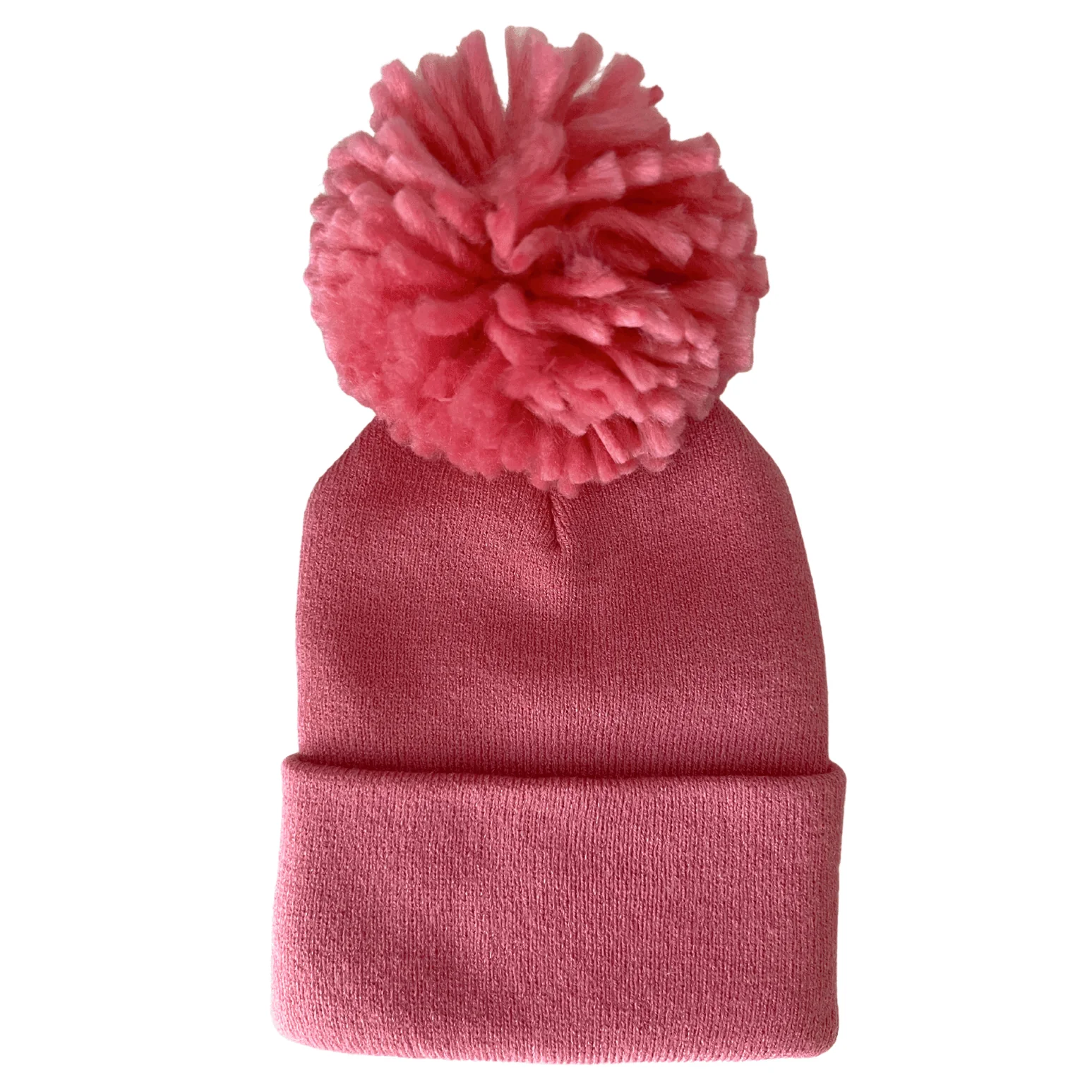 Baby Hat - Pink Punch Pom Print - Image 2