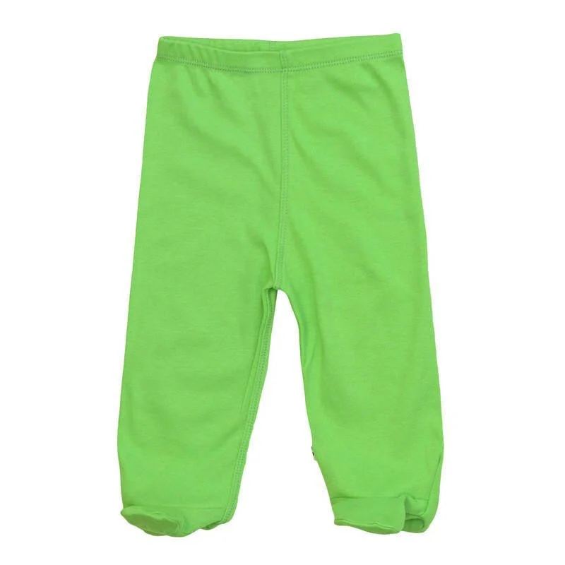 Footed Romper Pants - Grass