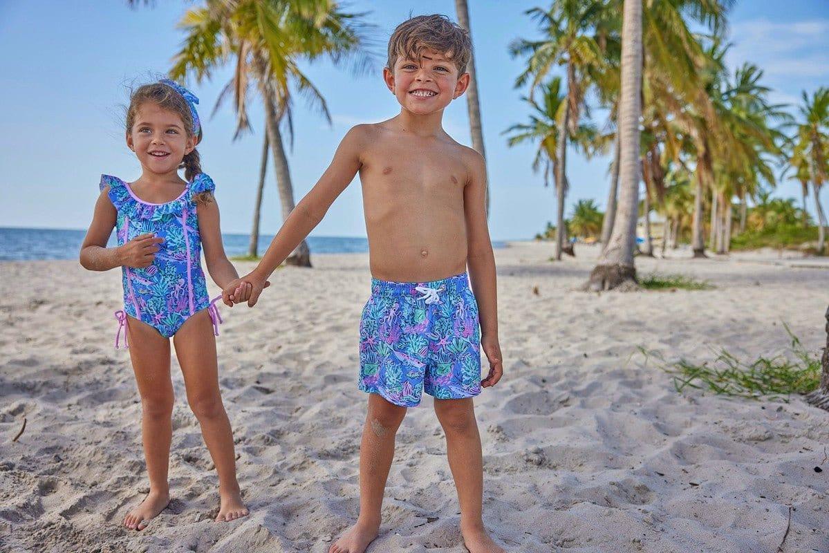 Girl's One Piece Swimsuit - Bahamas Reef - Image 11
