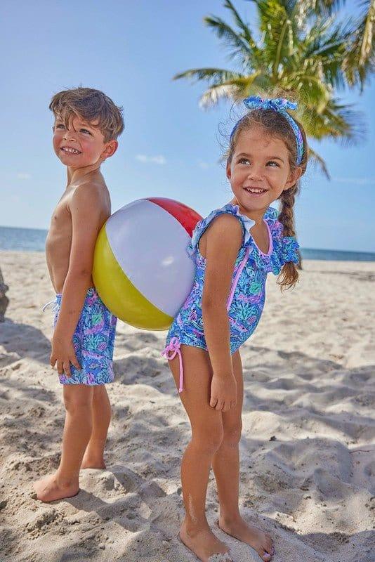 Girl's One Piece Swimsuit - Bahamas Reef - Image 7