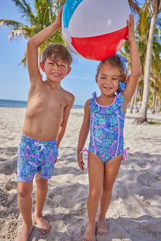 Girl's One Piece Swimsuit - Bahamas Reef - Image 8