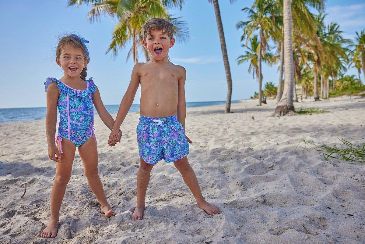 Girl's One Piece Swimsuit - Bahamas Reef - Image 9