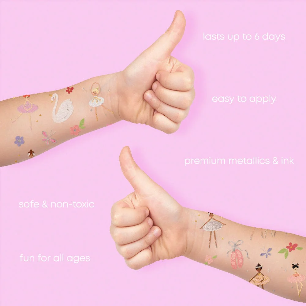 Ballerina Temporary Tattoos - Image 3