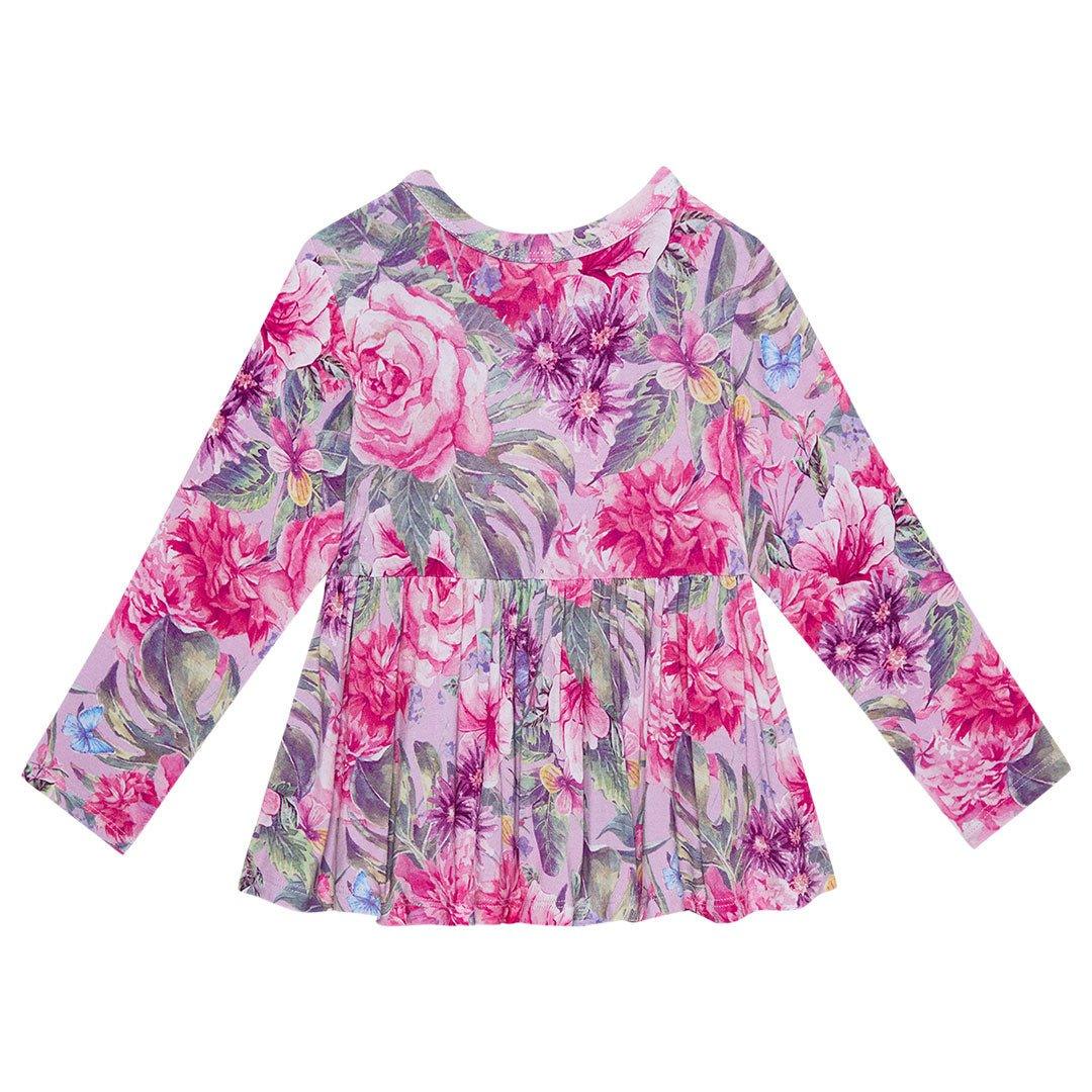 Bamboo Basic Peplum Top & Bloomer Set  - Ellery (Floral) - Image 7