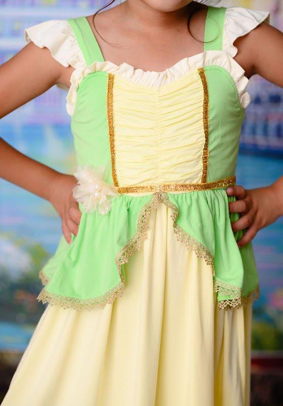 Bamboo Girl's Frog Princess Twirl Dress - Fairytale - Image 5