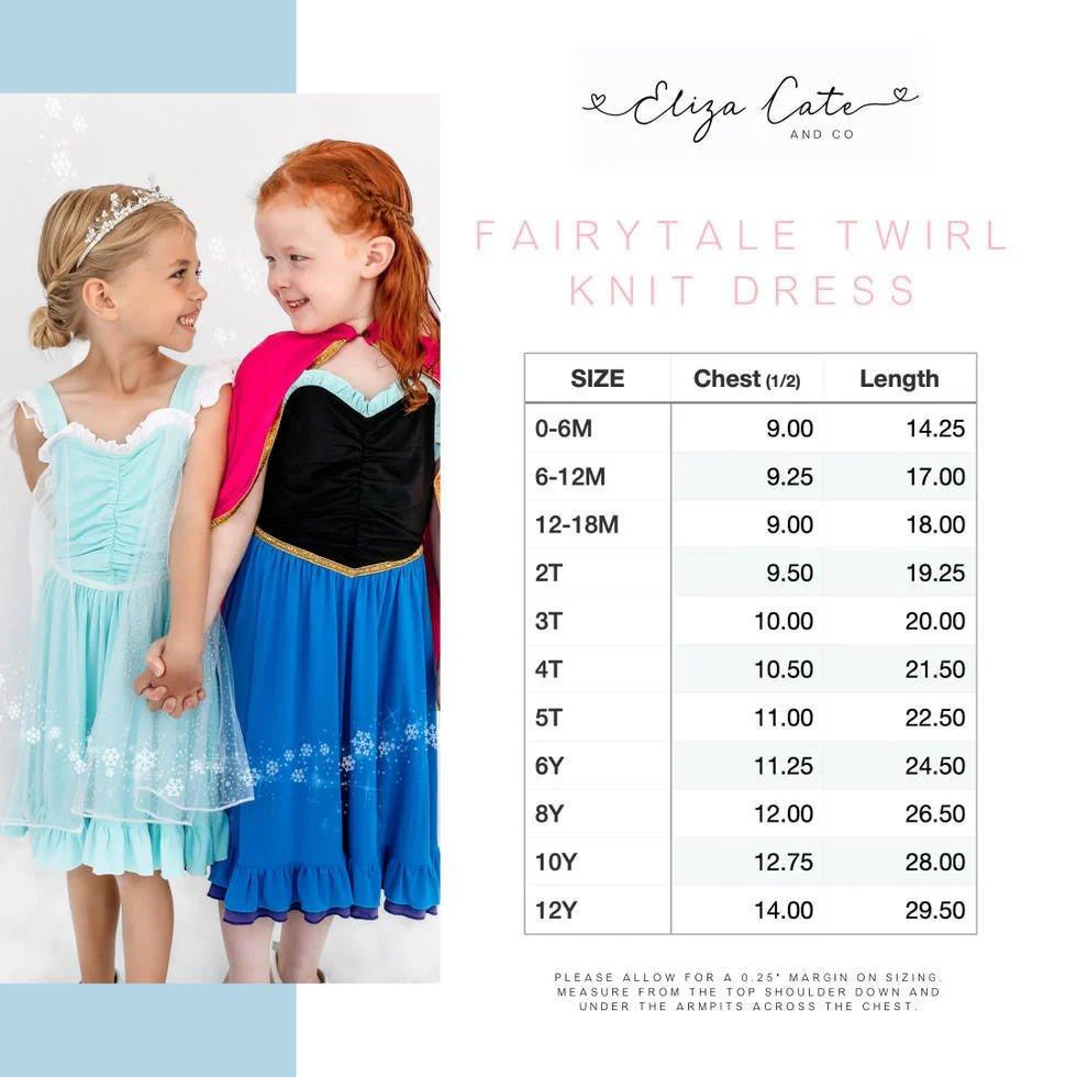 Bamboo Girl's Optimistic Princess Twirl Dress with Cape - Fairytale - Image 5