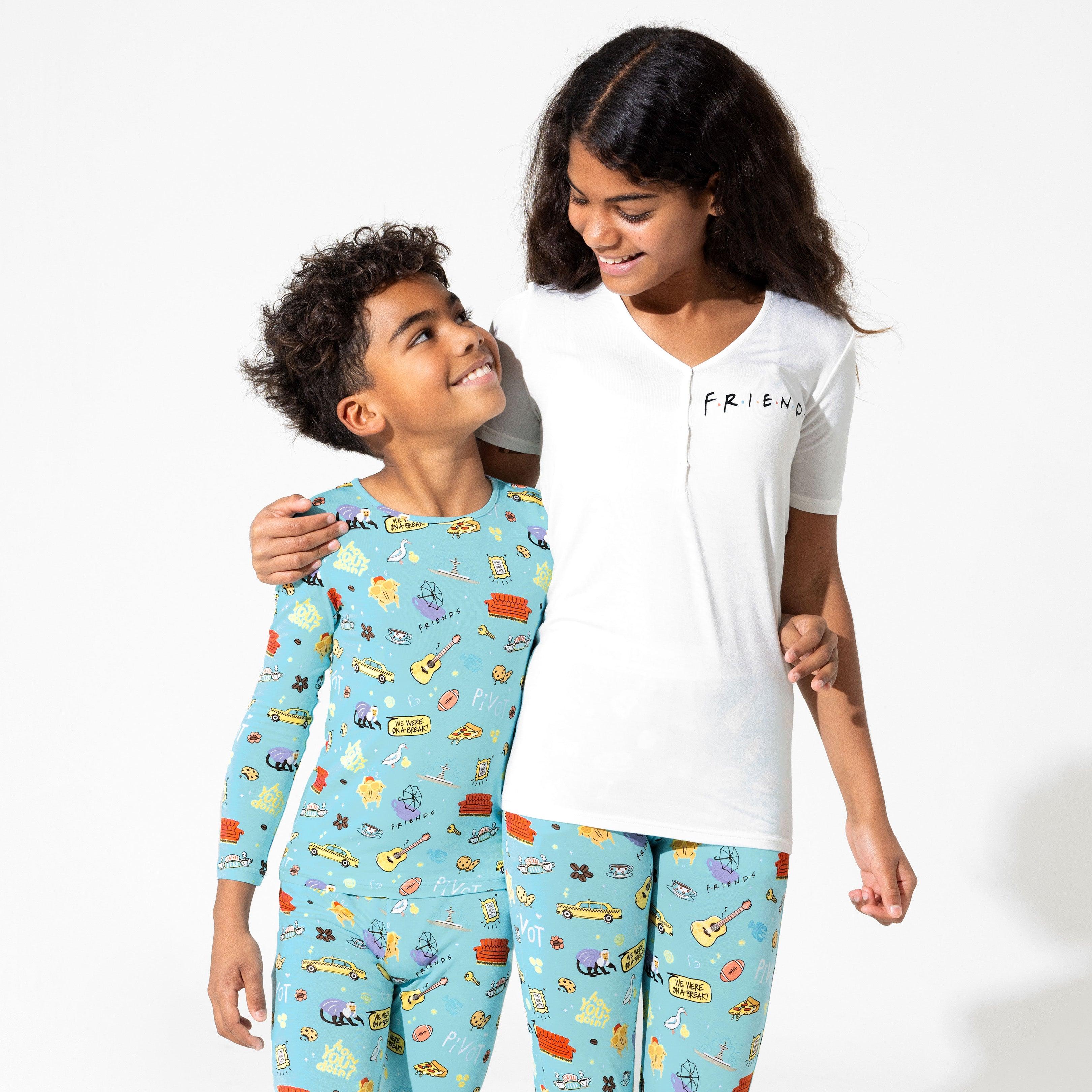 Bamboo Long Sleeve Pajama Set - Friends Central Park - Image 12