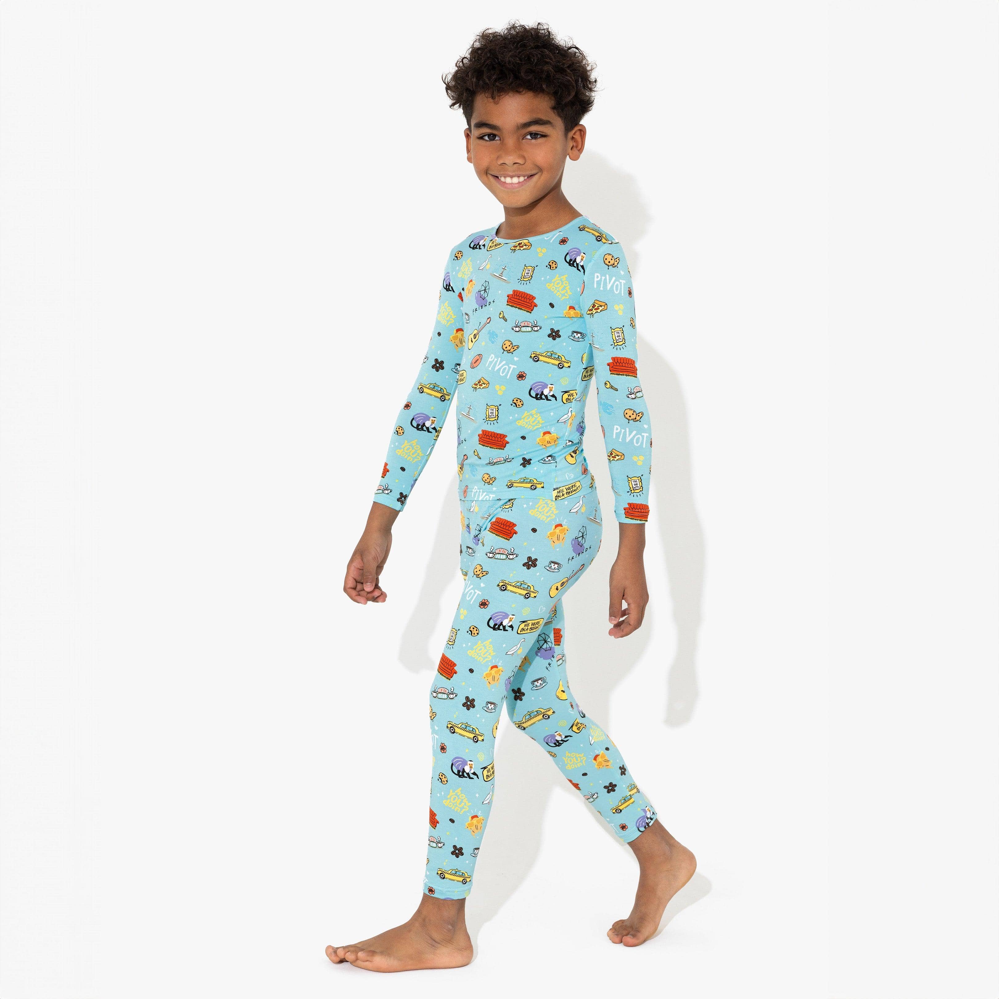 Bamboo Long Sleeve Pajama Set - Friends Central Park - Image 9