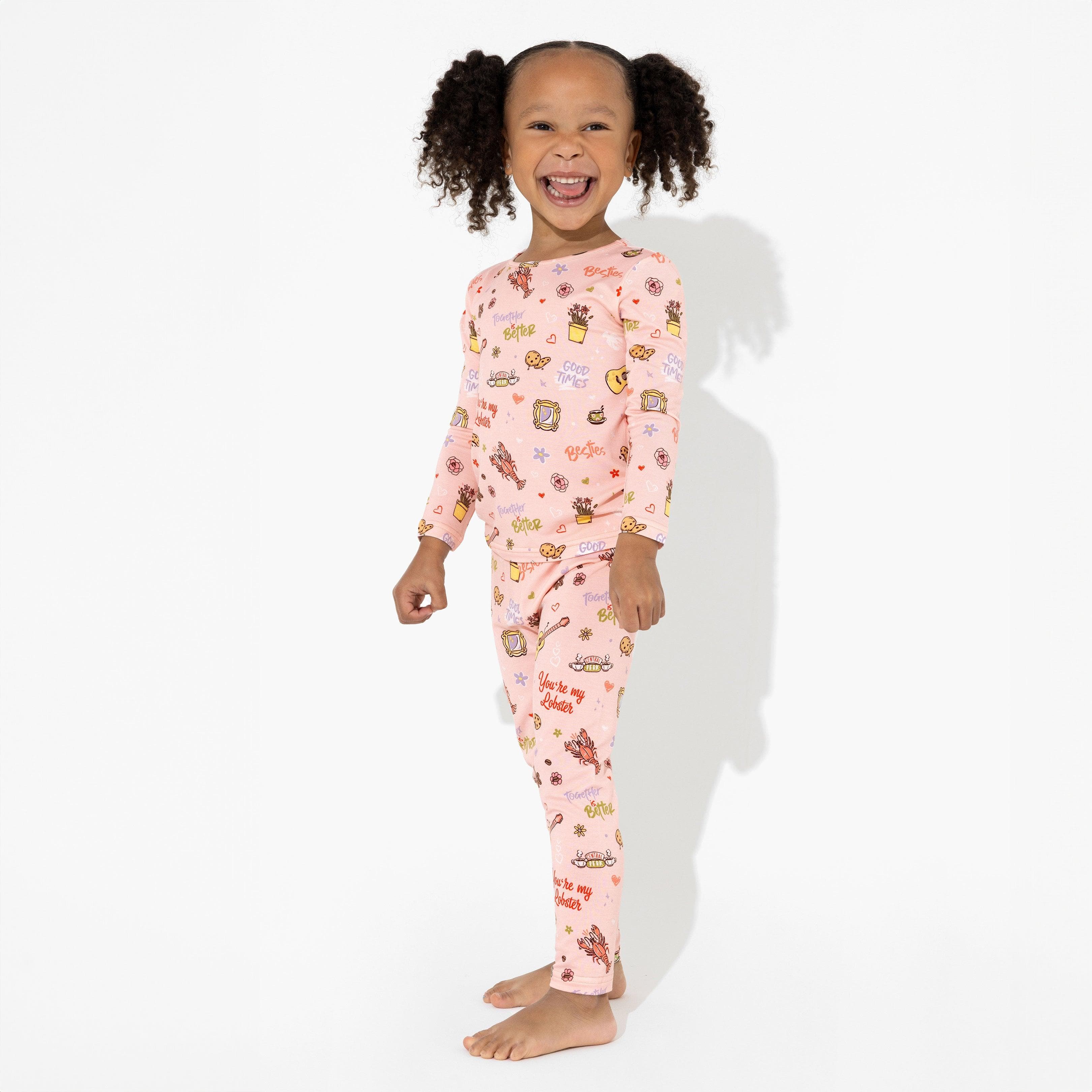 Bamboo Long Sleeve Pajama Set - Friends You're My Lobster - Image 2