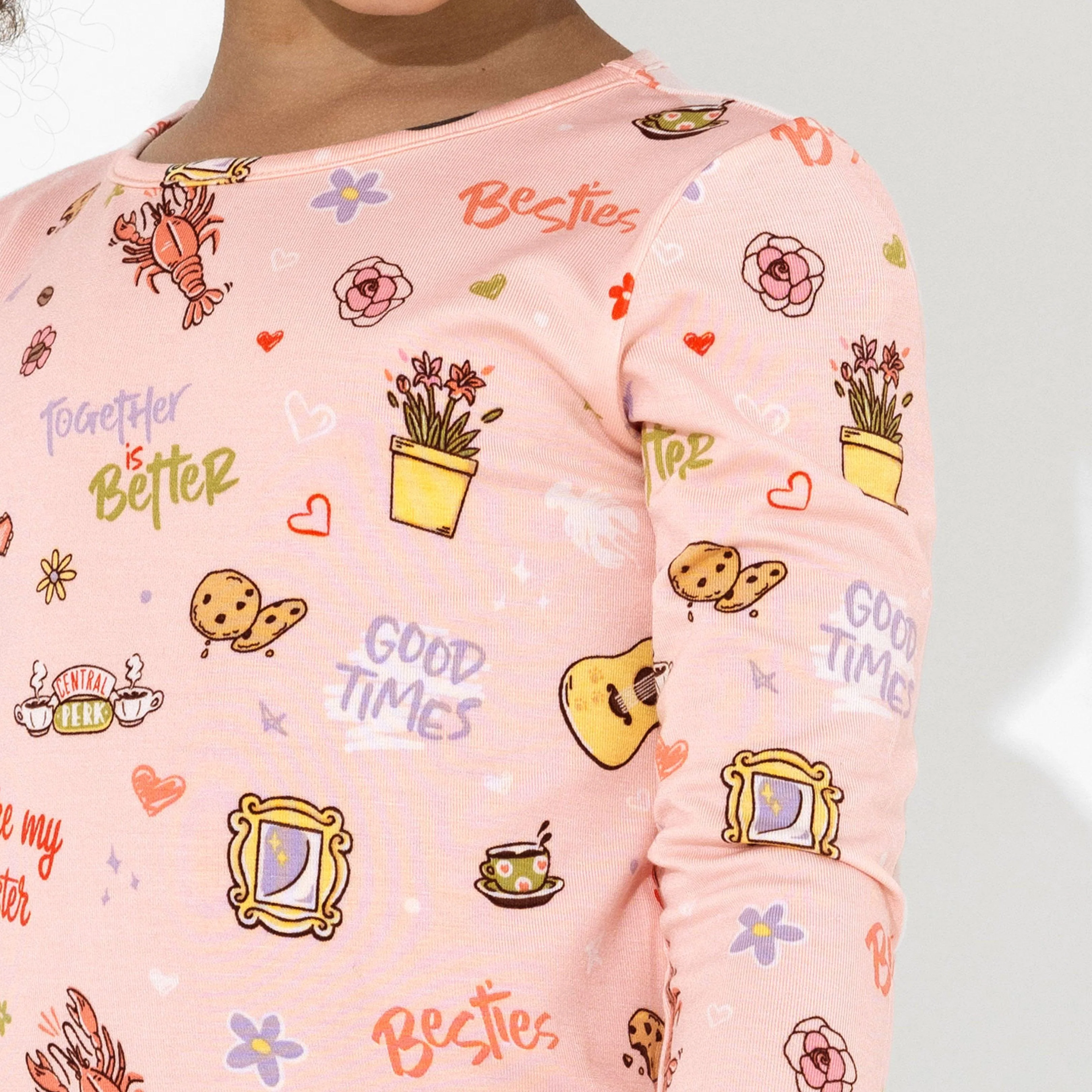 Bamboo Long Sleeve Pajama Set - Friends You're My Lobster - Image 3