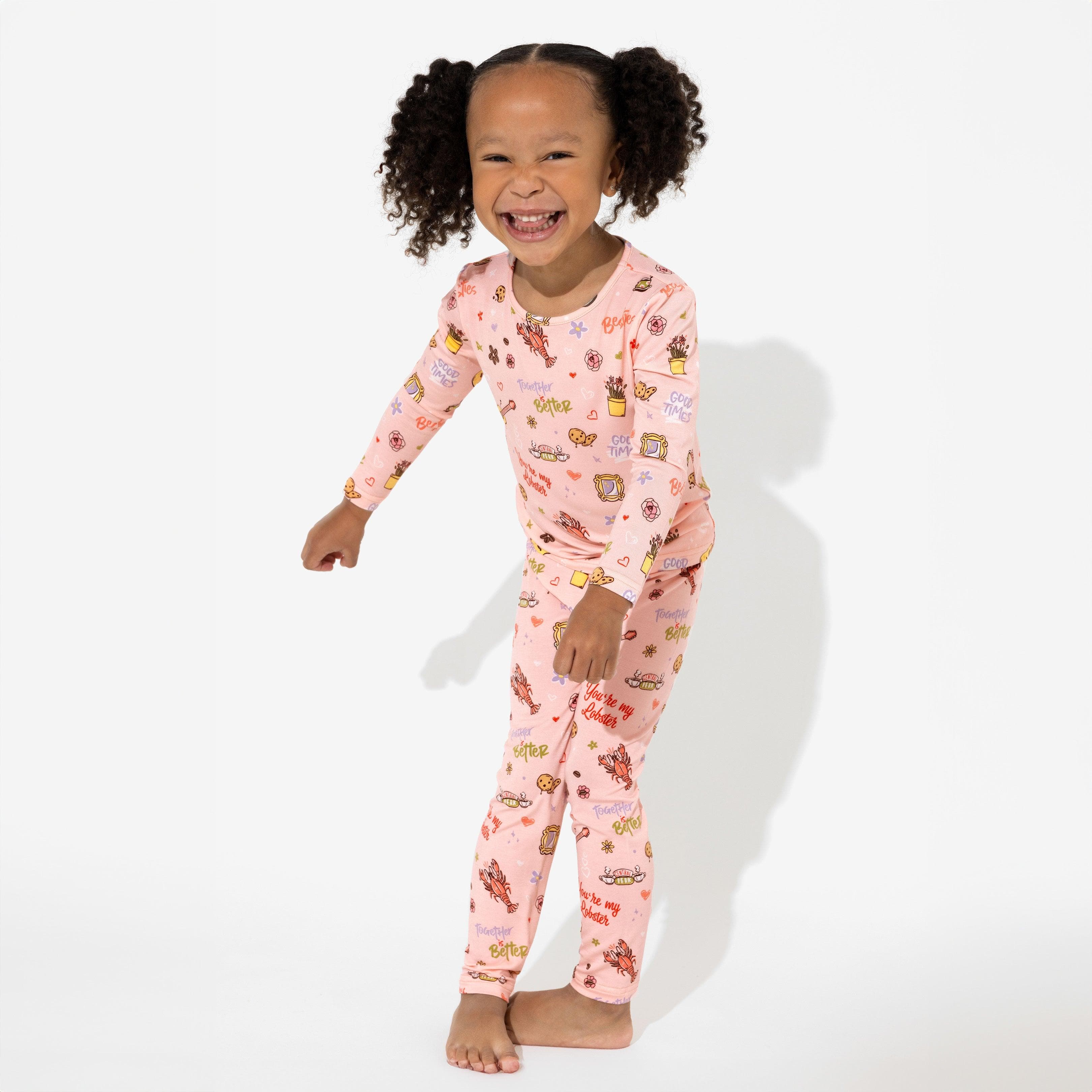 Bamboo Long Sleeve Pajama Set - Friends You're My Lobster - Image 4
