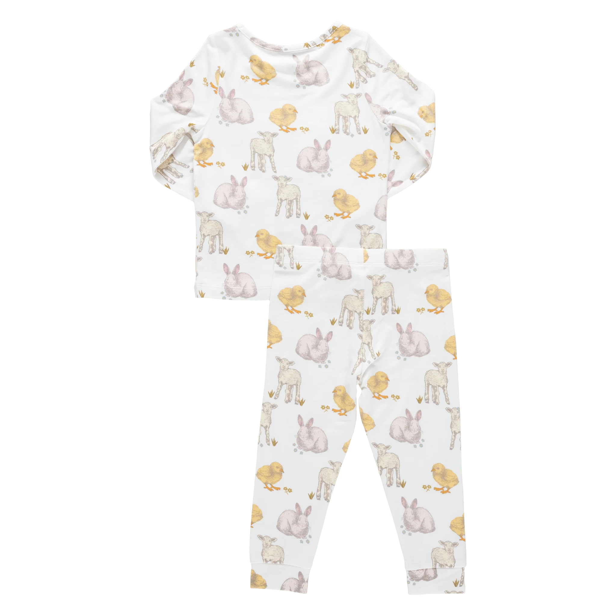 Bamboo Long Sleeve Pajama Set - Easter Friends - Image 4
