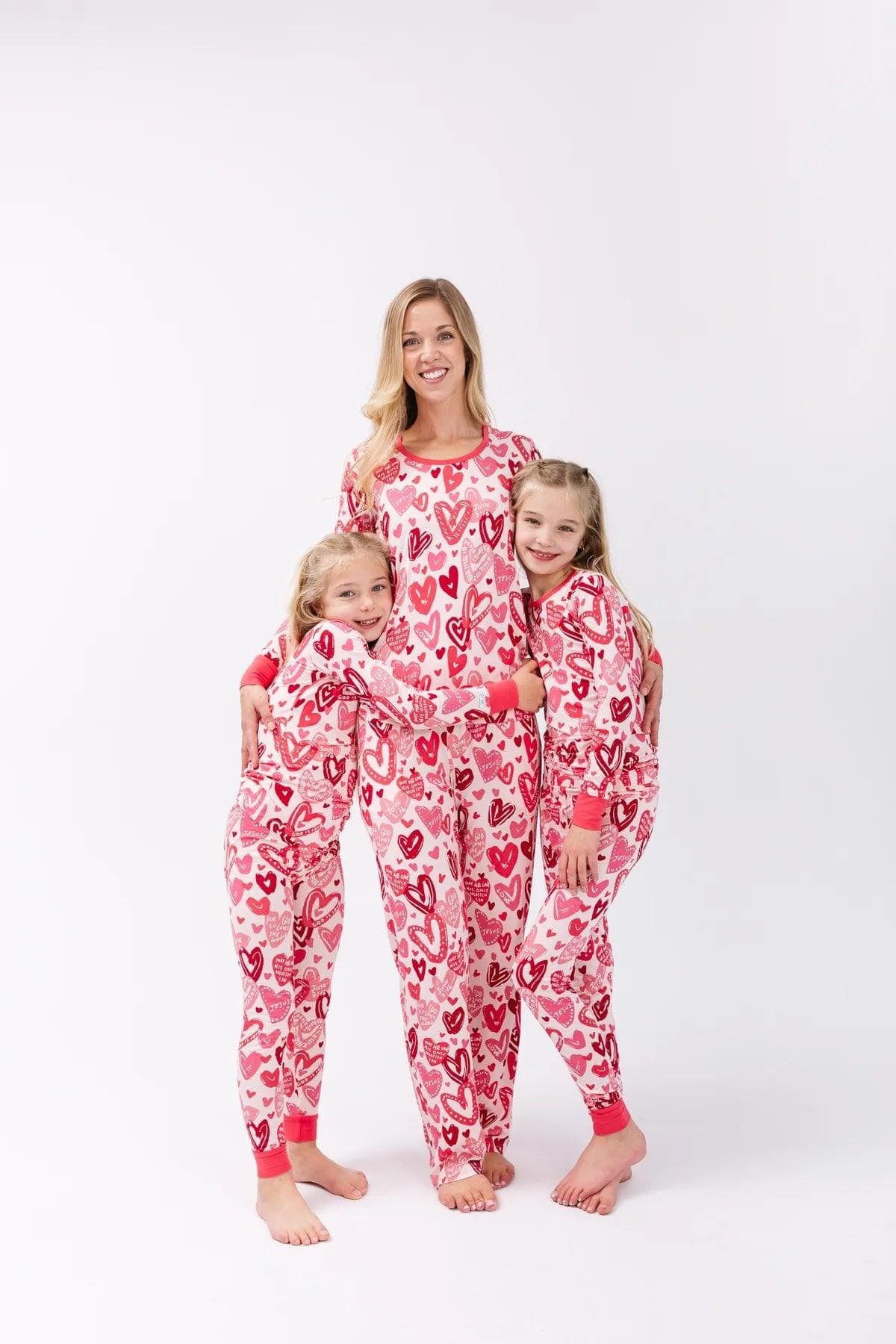 Bamboo Long Sleeve Pajama Set - Pink John 3:16 - Image 3