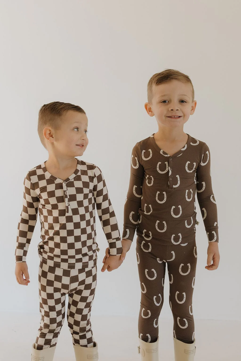Bamboo Two Piece Pajamas - Giddy Up - Image 13