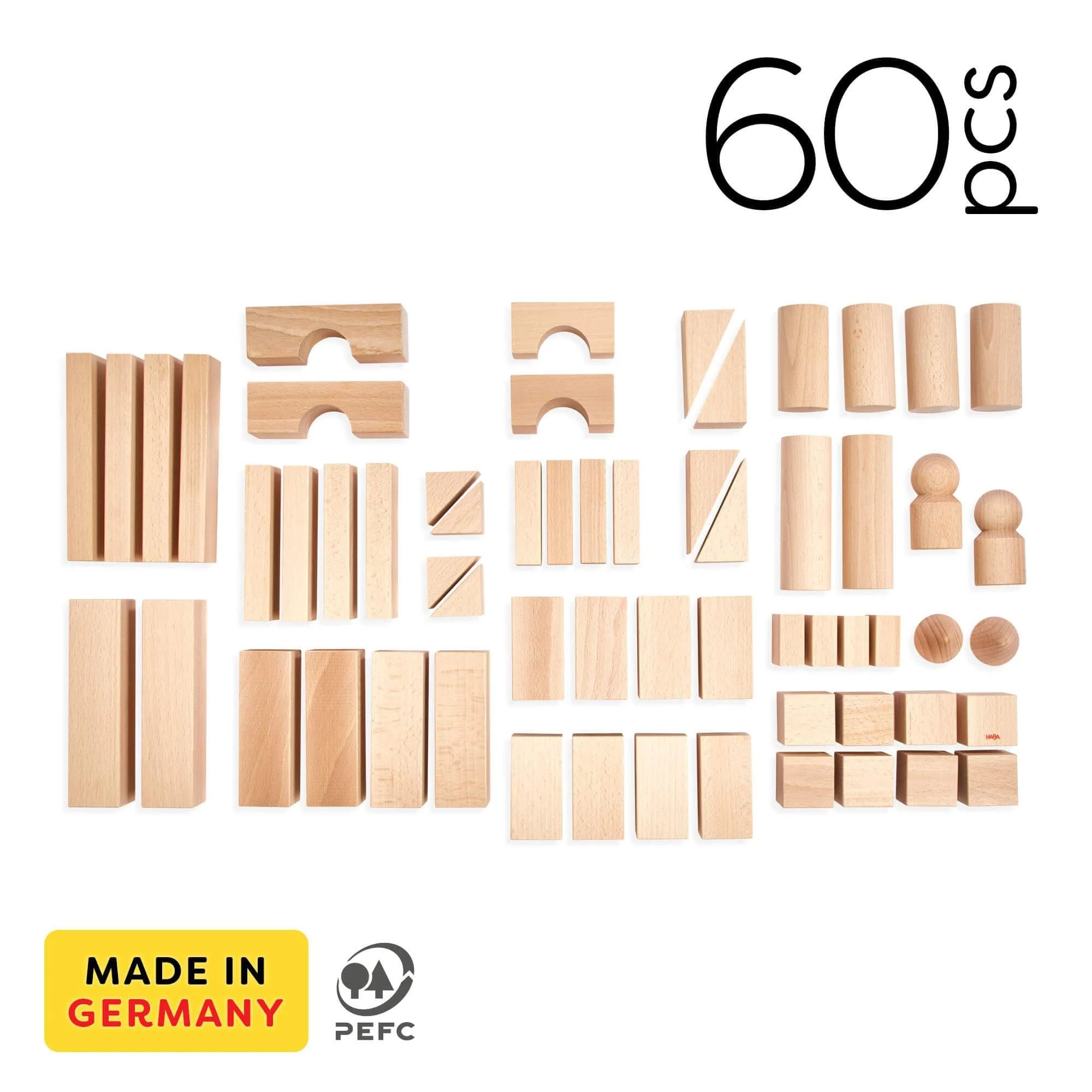 Basic Building Blocks 60 Piece Large Starter Set - Image 3