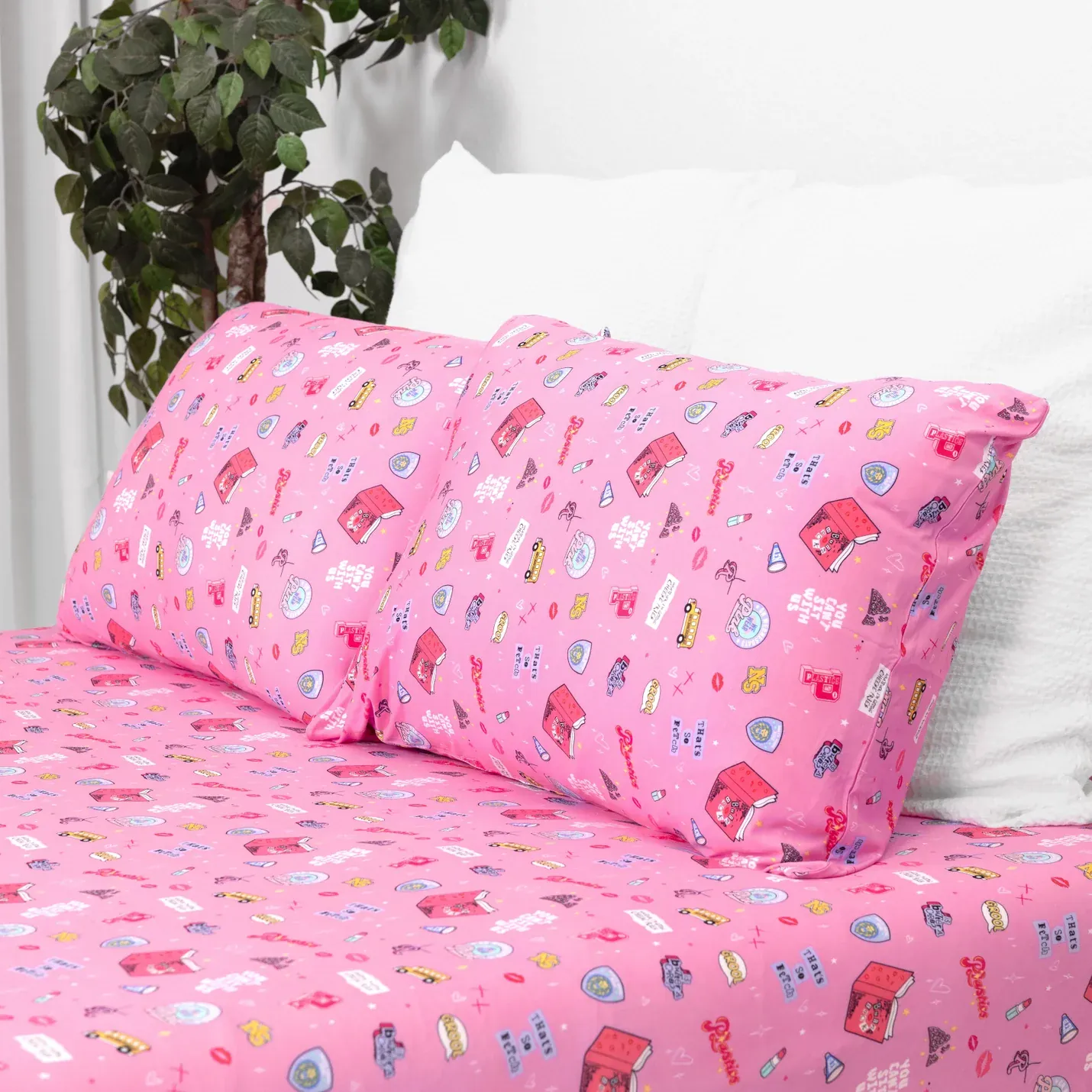 Bamboo Bed Sheet Set - Mean Girls: So Fetch - Image 2