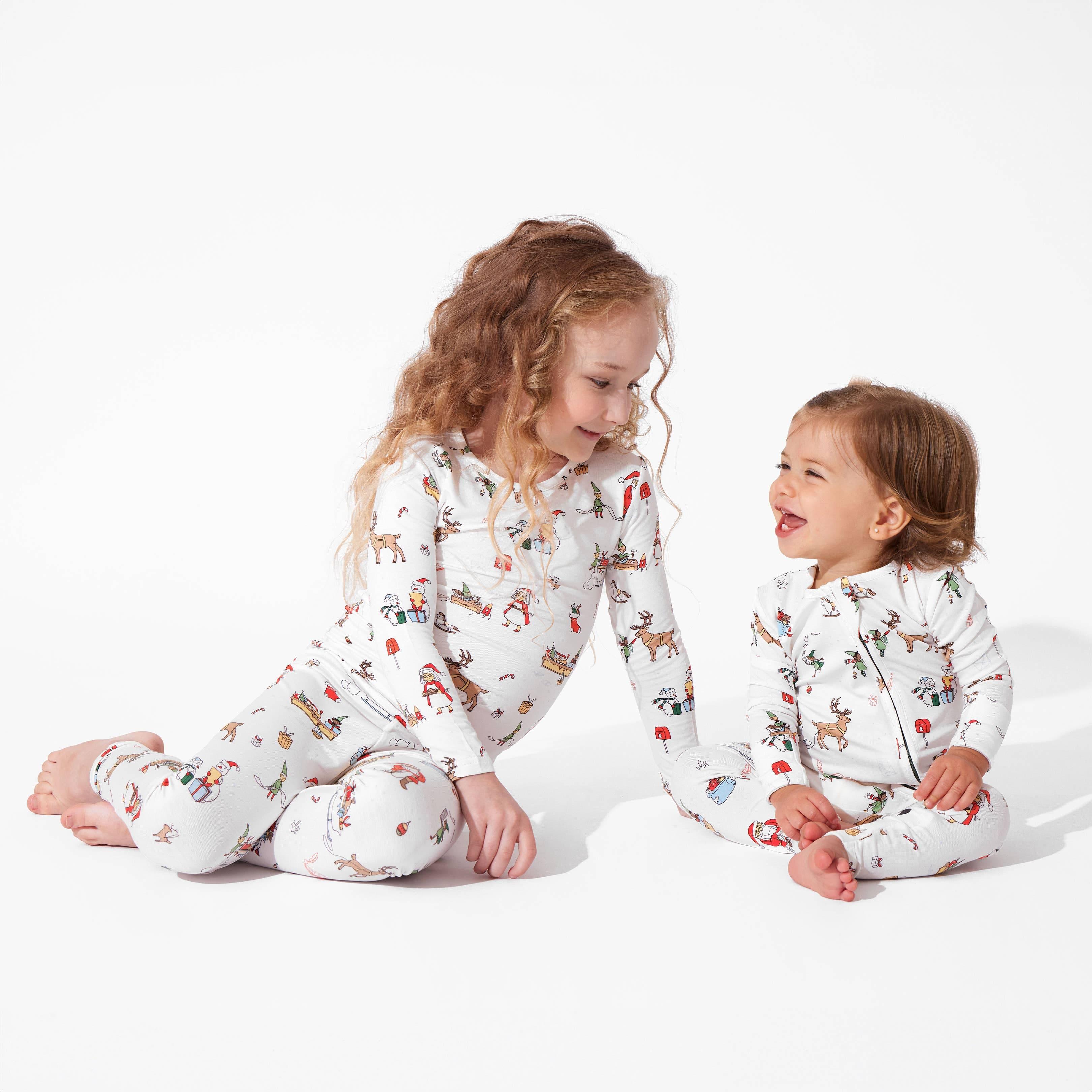 Bamboo Convertible Footie Romper - Santa's Workshop - Image 13