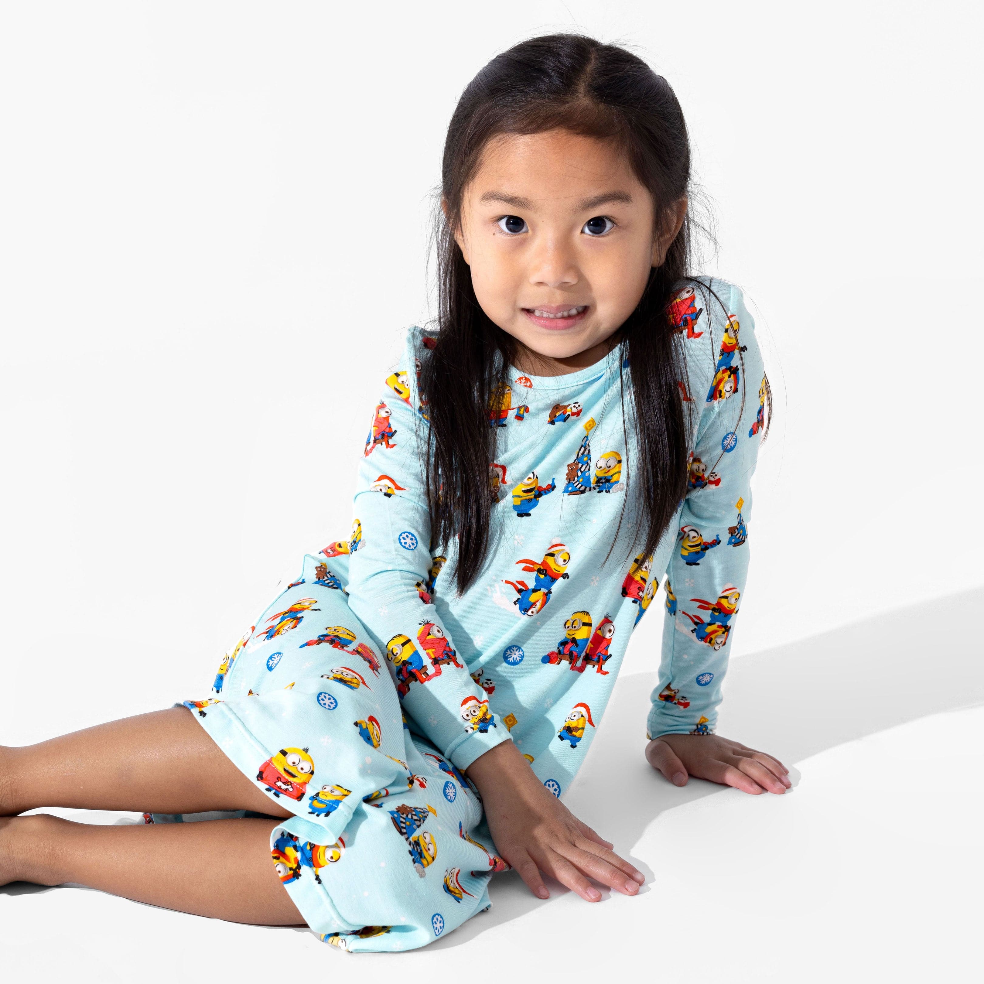 Bamboo Long Sleeve Dress - Merry Minions - Image 3