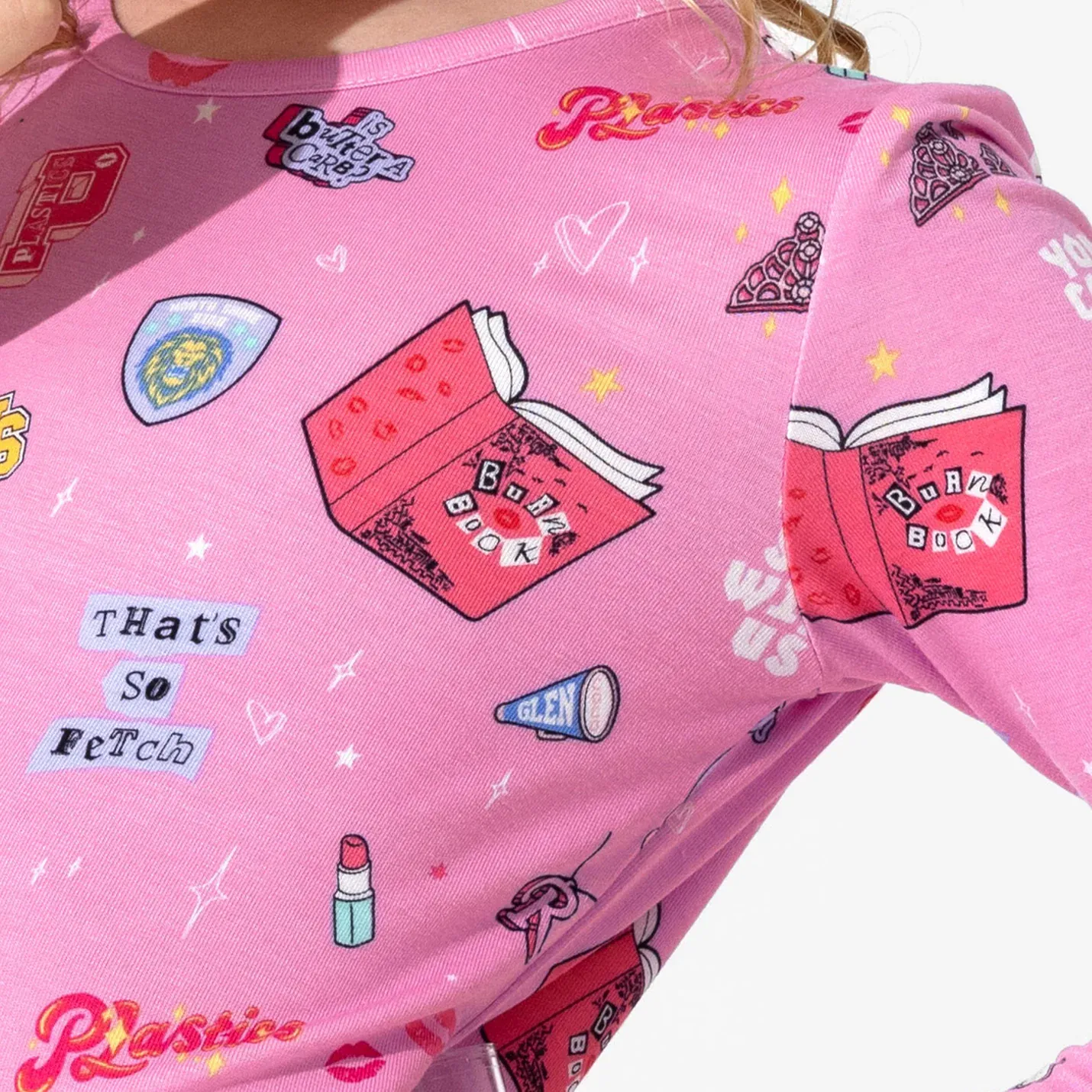 Bamboo Long Sleeve Pajama Set - Mean Girls: So Fetch - Image 2