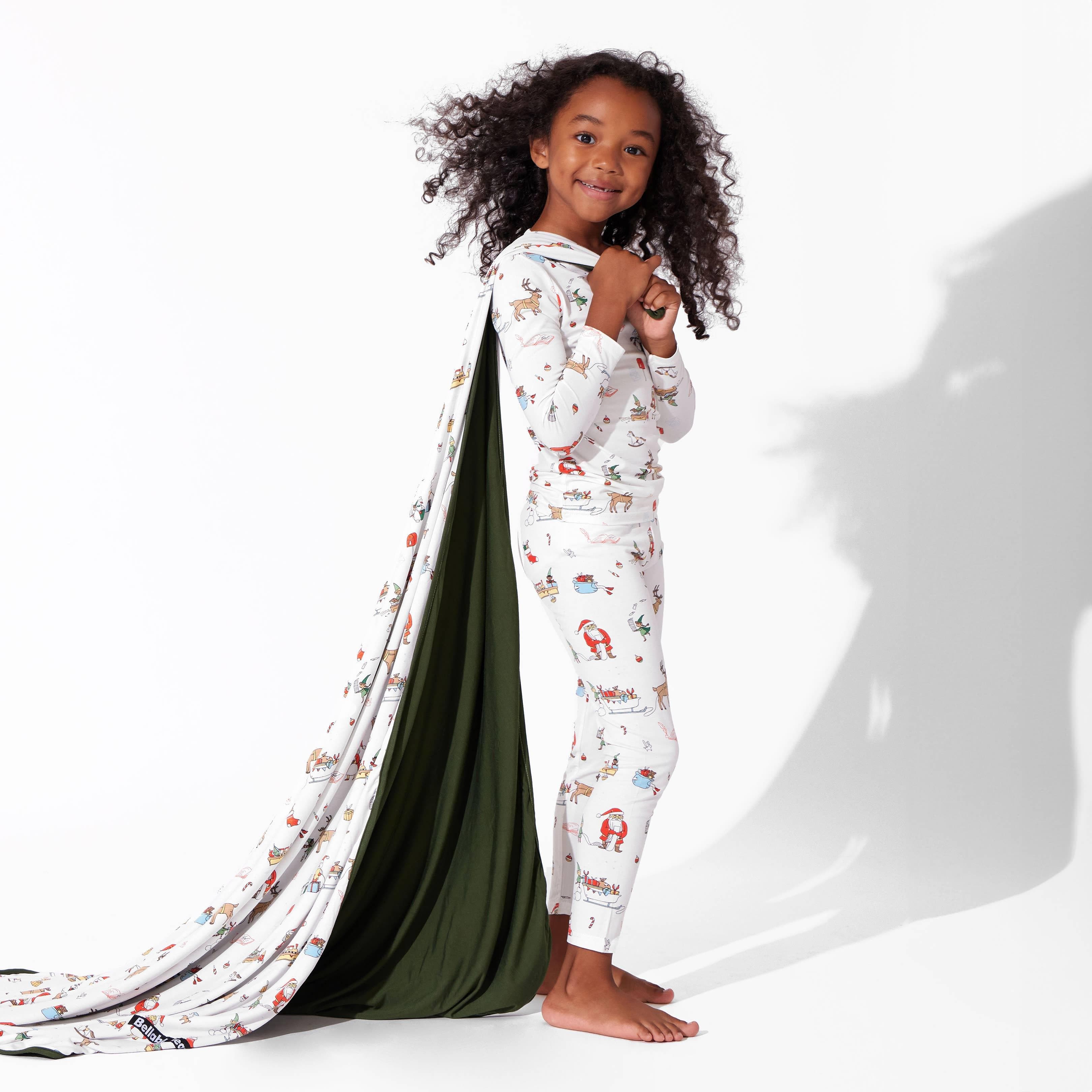 Bamboo Long Sleeve Pajama Set - Santa's Workshop - Image 16