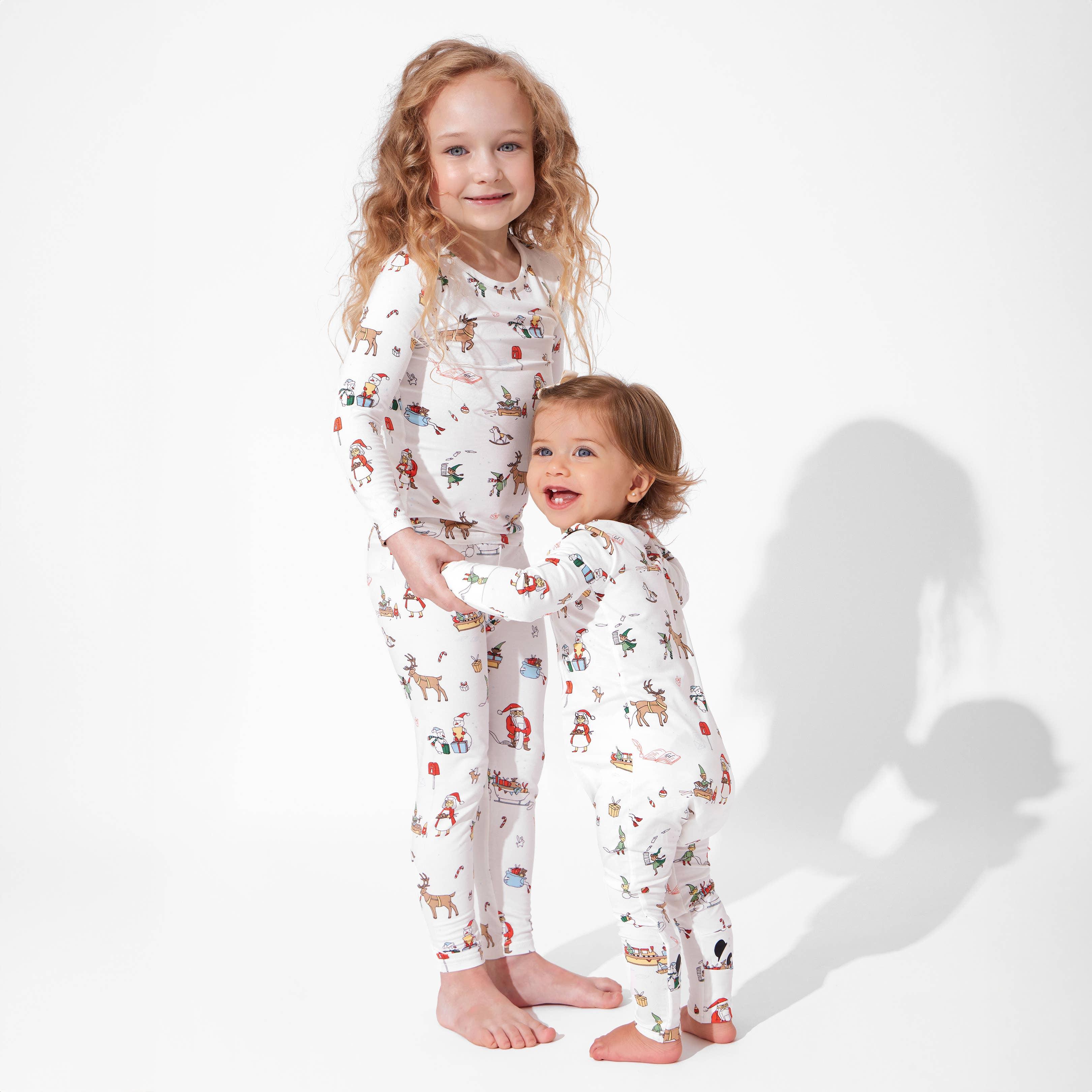 Bamboo Long Sleeve Pajama Set - Santa's Workshop - Image 22