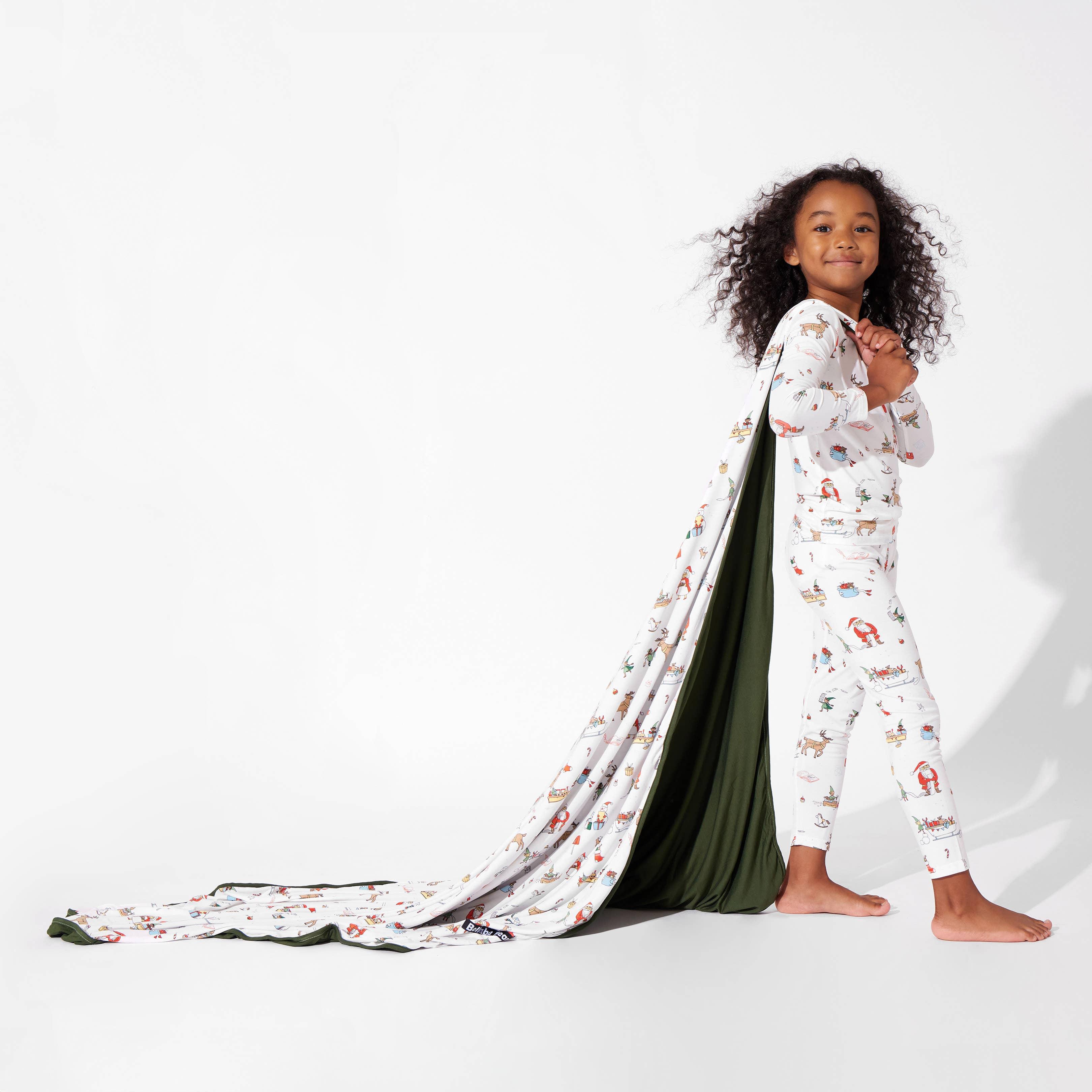 Bamboo Long Sleeve Pajama Set - Santa's Workshop - Image 23
