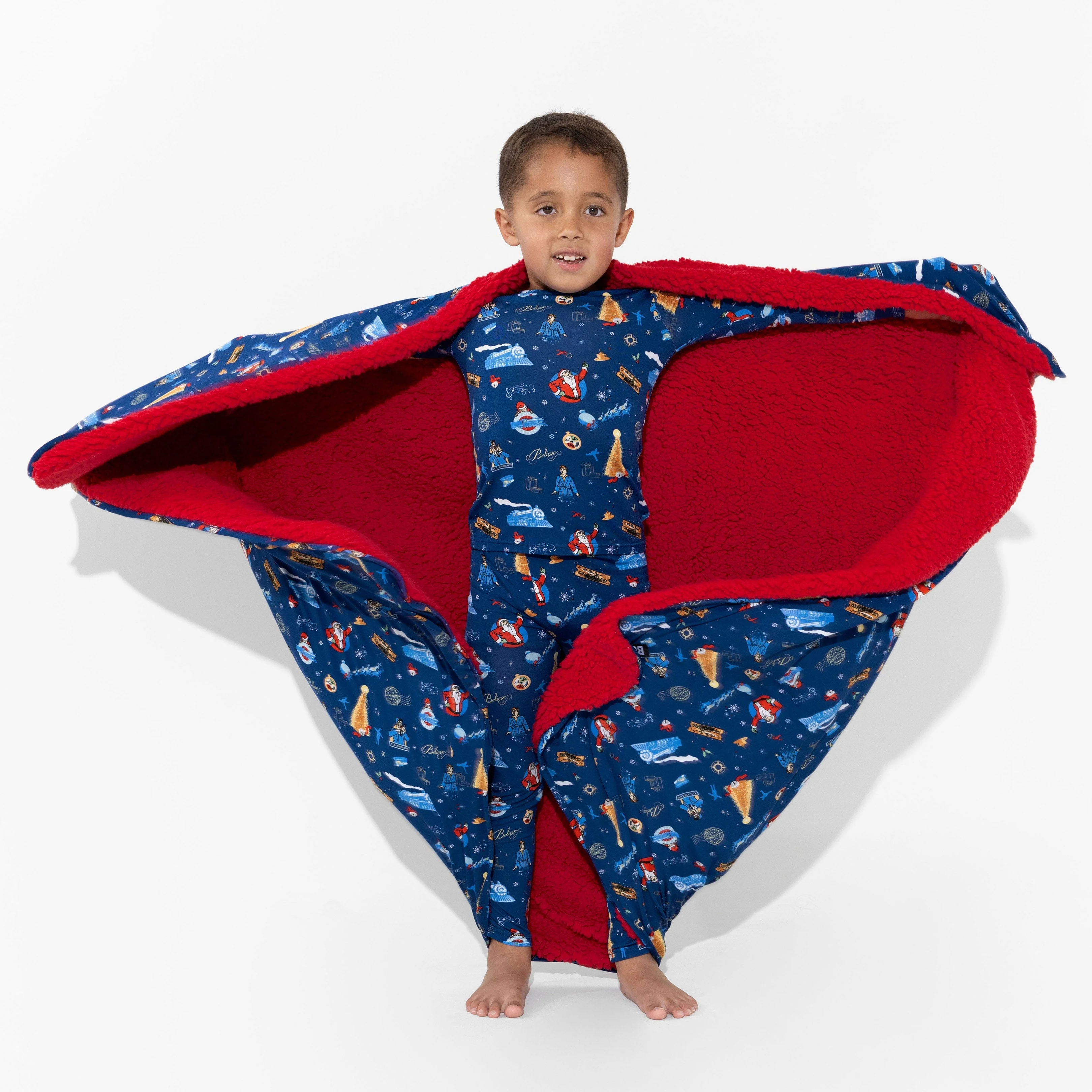 Bamboo Sherpa Blanket - The Polar Express - Image 3