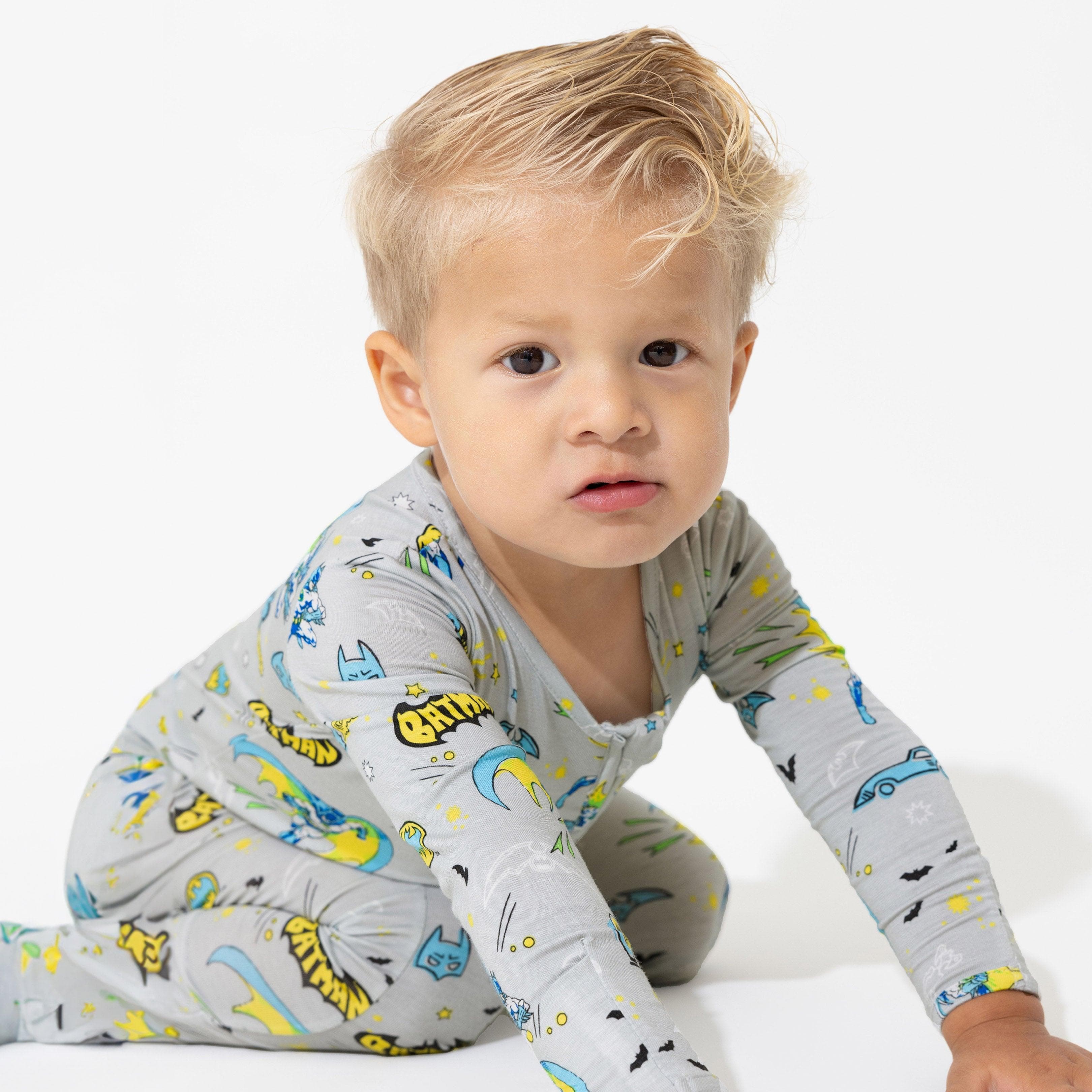 Bamboo Convertible Footie Romper - Batman - Image 2