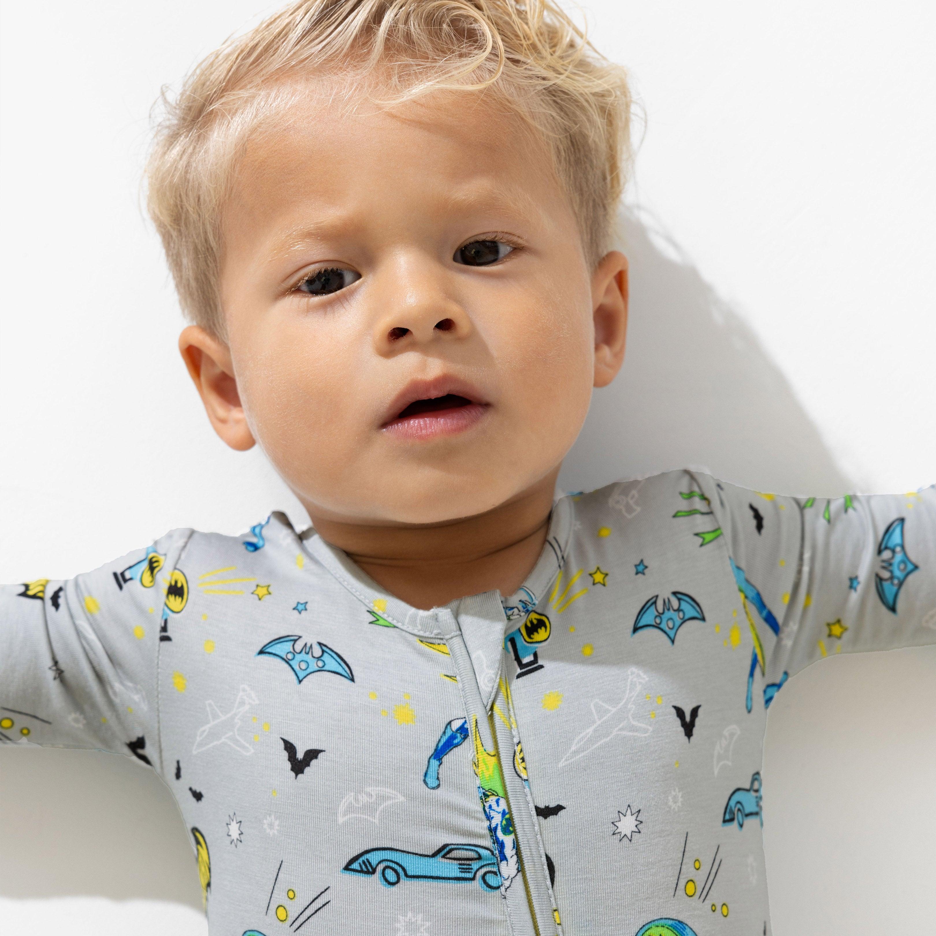 Bamboo Convertible Footie Romper - Batman - Image 3